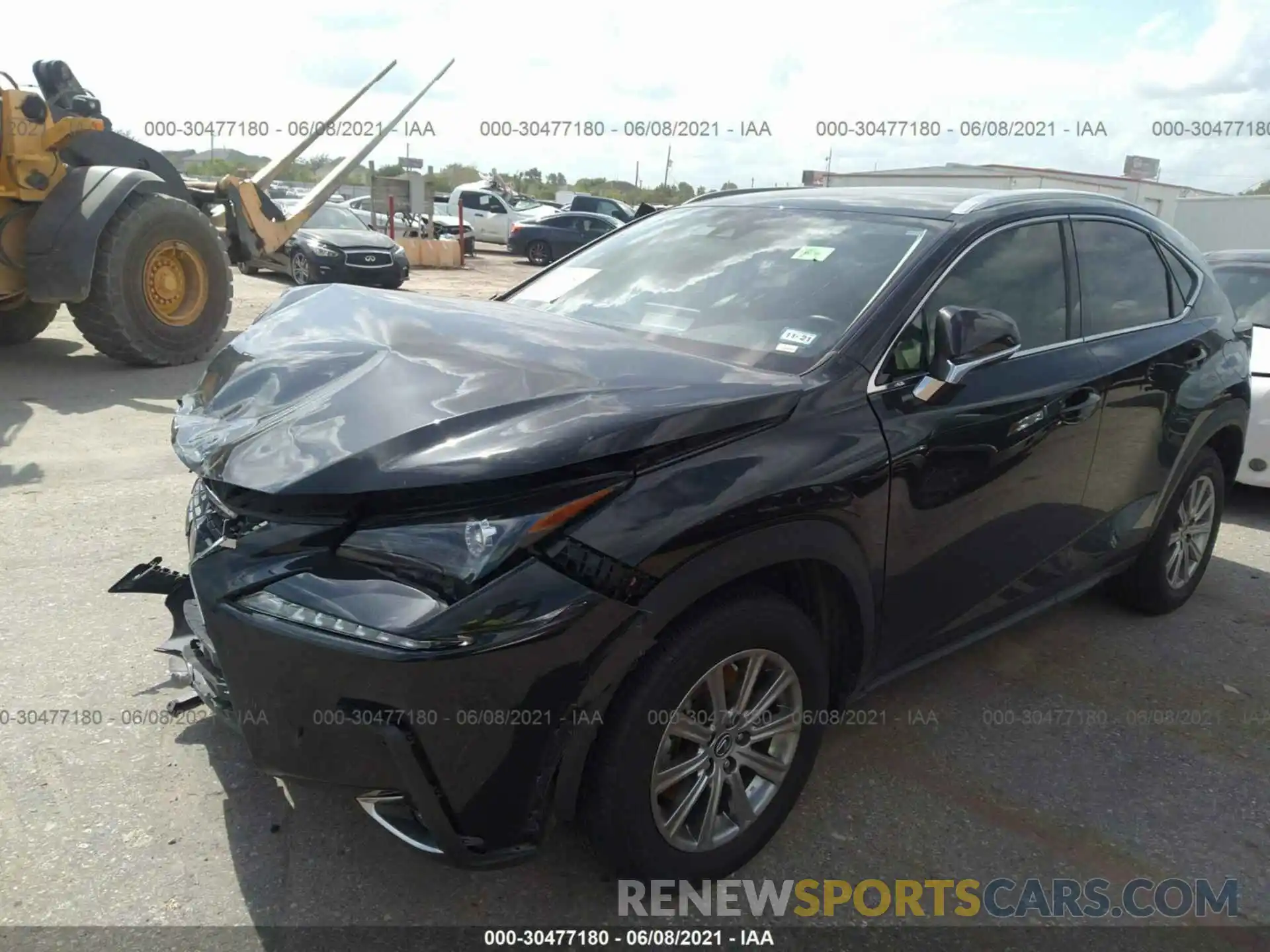 2 Photograph of a damaged car JTJAARBZ6L2166966 LEXUS NX 2020