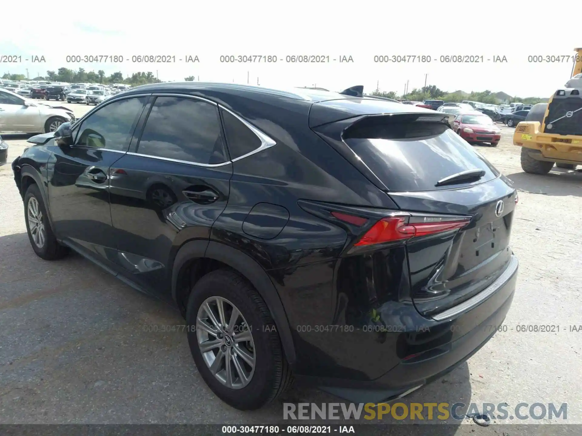 3 Фотография поврежденного автомобиля JTJAARBZ6L2166966 LEXUS NX 2020