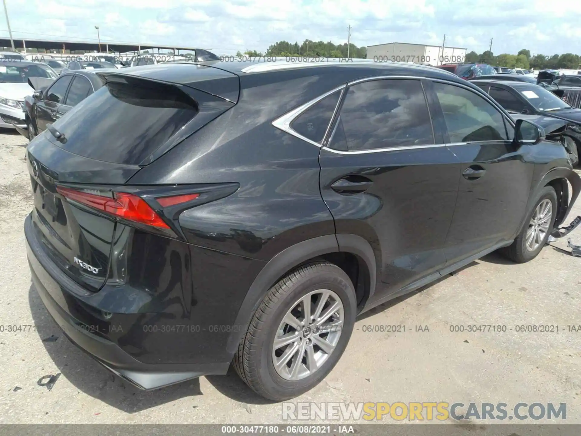 4 Photograph of a damaged car JTJAARBZ6L2166966 LEXUS NX 2020