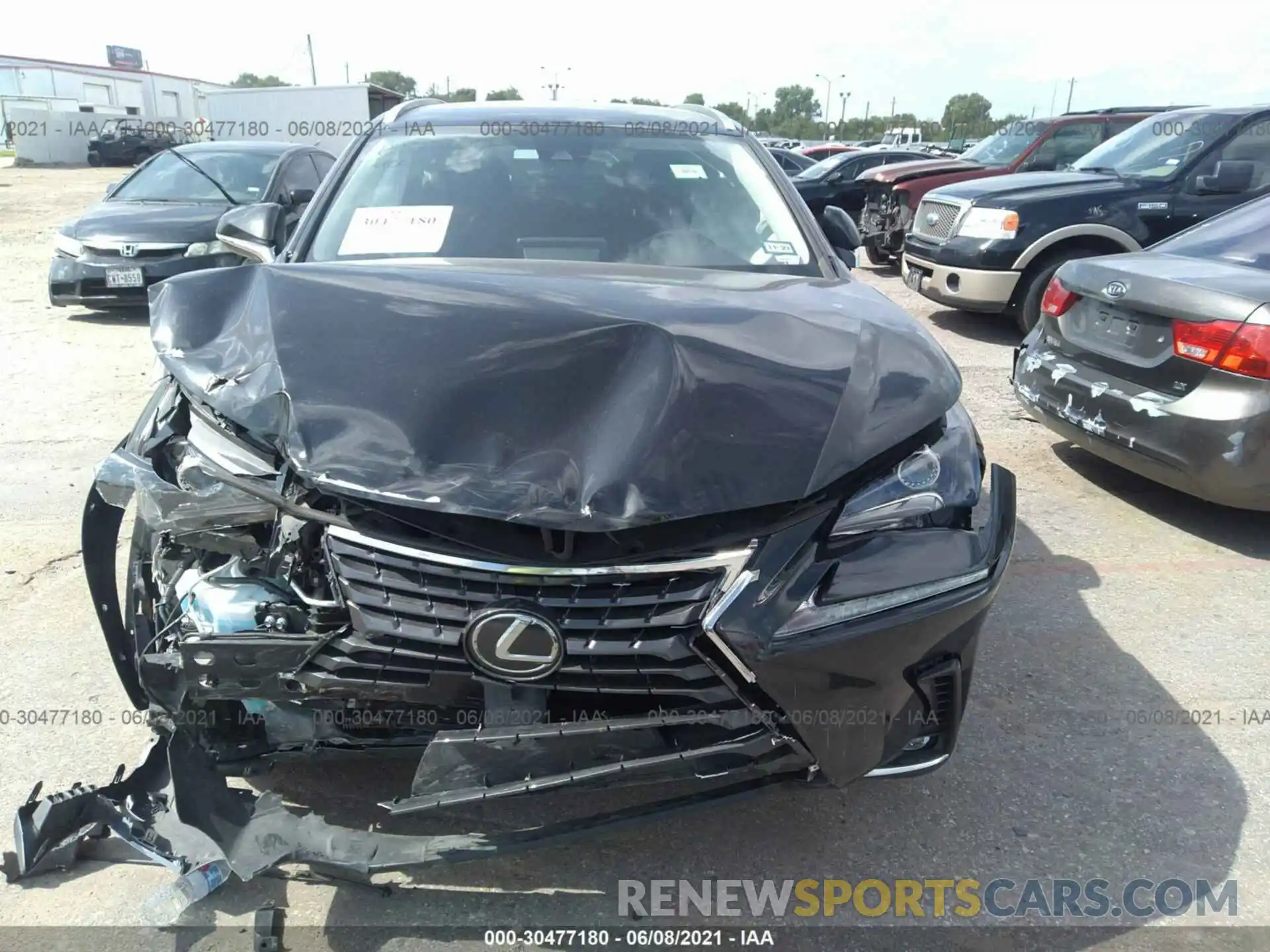 6 Photograph of a damaged car JTJAARBZ6L2166966 LEXUS NX 2020