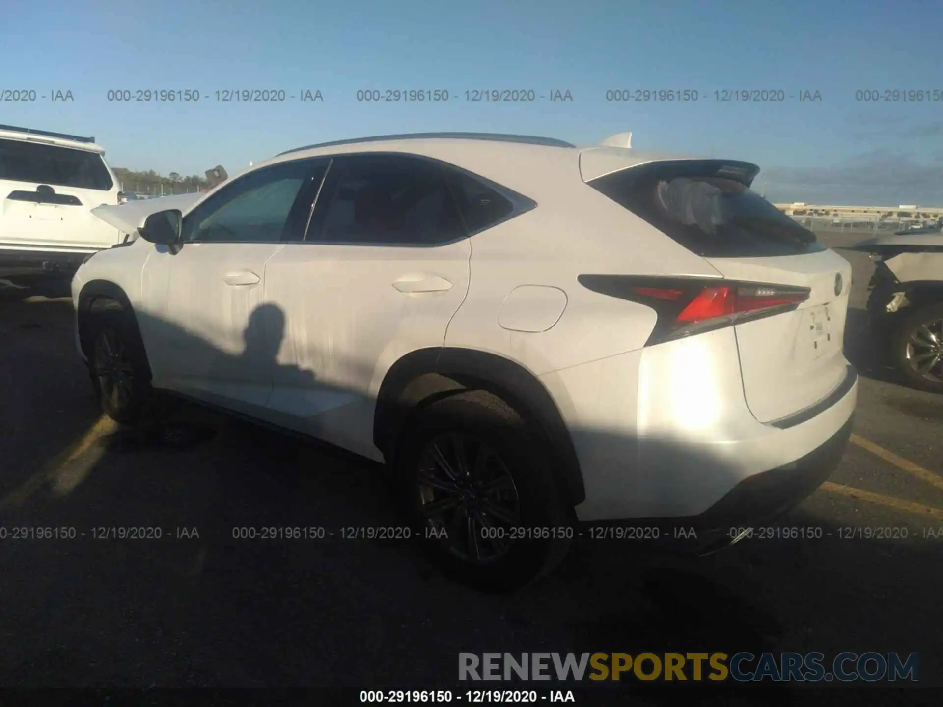 3 Photograph of a damaged car JTJAARBZ6L5001207 LEXUS NX 2020