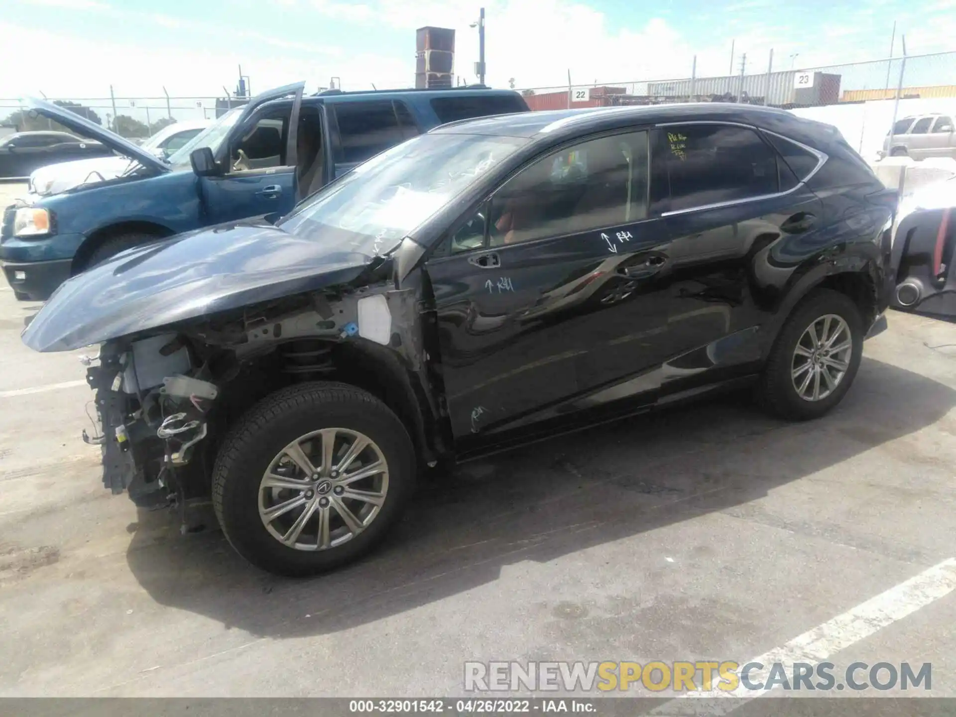 2 Photograph of a damaged car JTJAARBZ7L2164806 LEXUS NX 2020