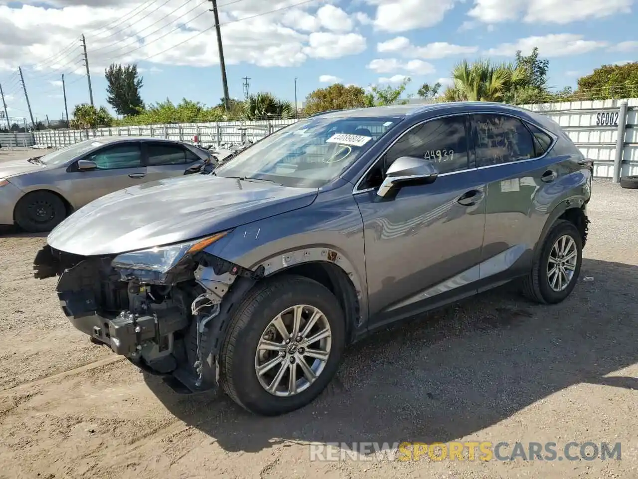 1 Photograph of a damaged car JTJAARBZ7L5003516 LEXUS NX 2020