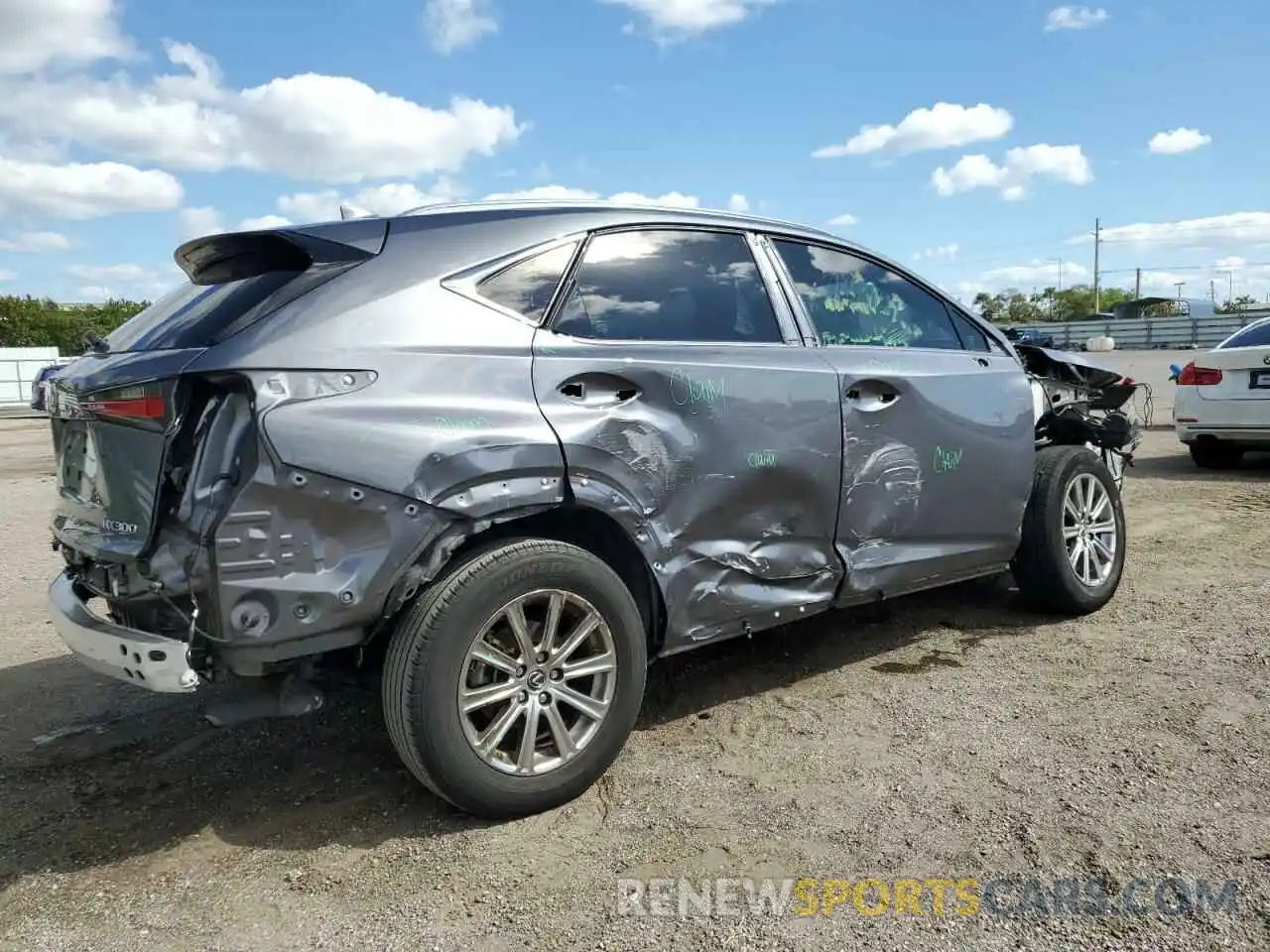 3 Photograph of a damaged car JTJAARBZ7L5003516 LEXUS NX 2020