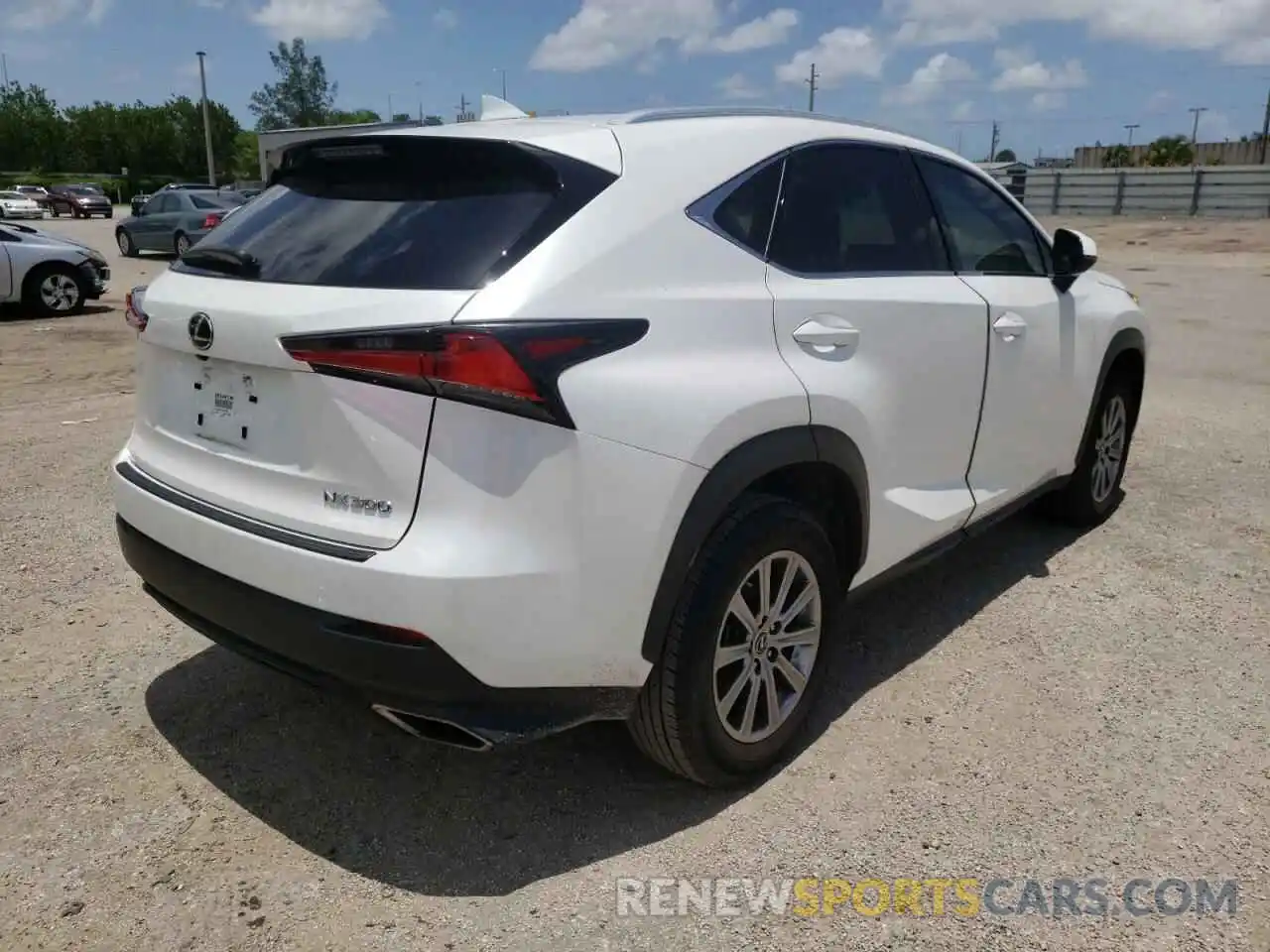 4 Фотография поврежденного автомобиля JTJAARBZ7L5018307 LEXUS NX 2020