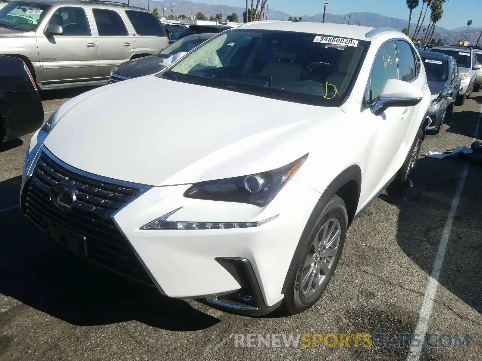 2 Photograph of a damaged car JTJAARBZ7L5018517 LEXUS NX 2020