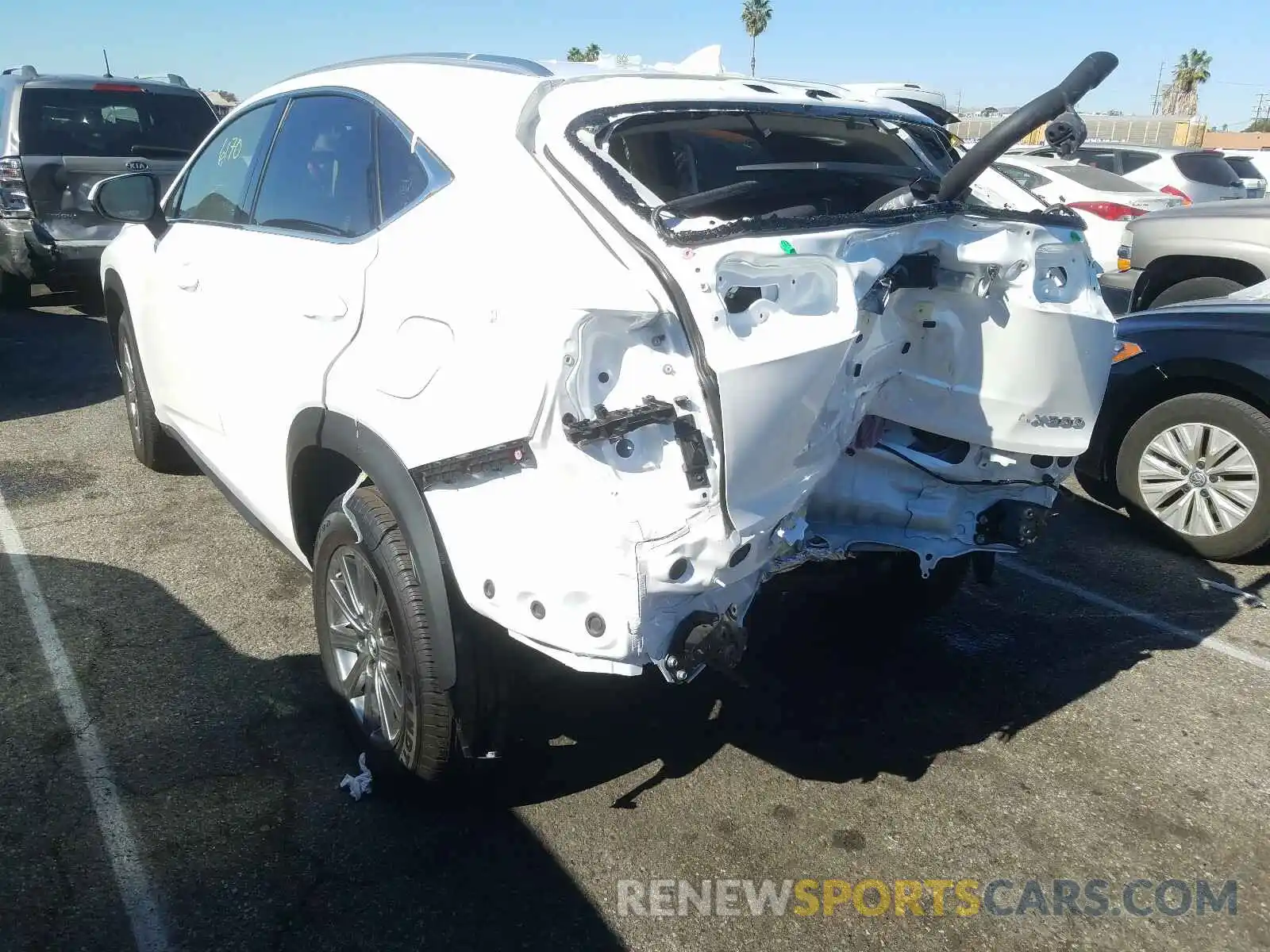 3 Photograph of a damaged car JTJAARBZ7L5018517 LEXUS NX 2020