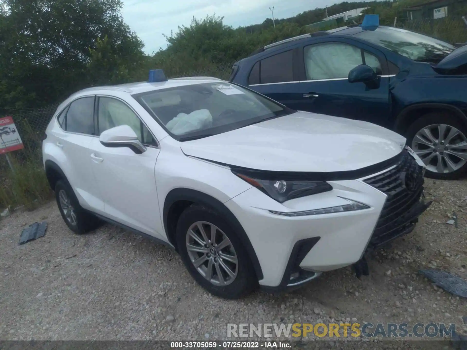 1 Photograph of a damaged car JTJAARBZ8L2176012 LEXUS NX 2020