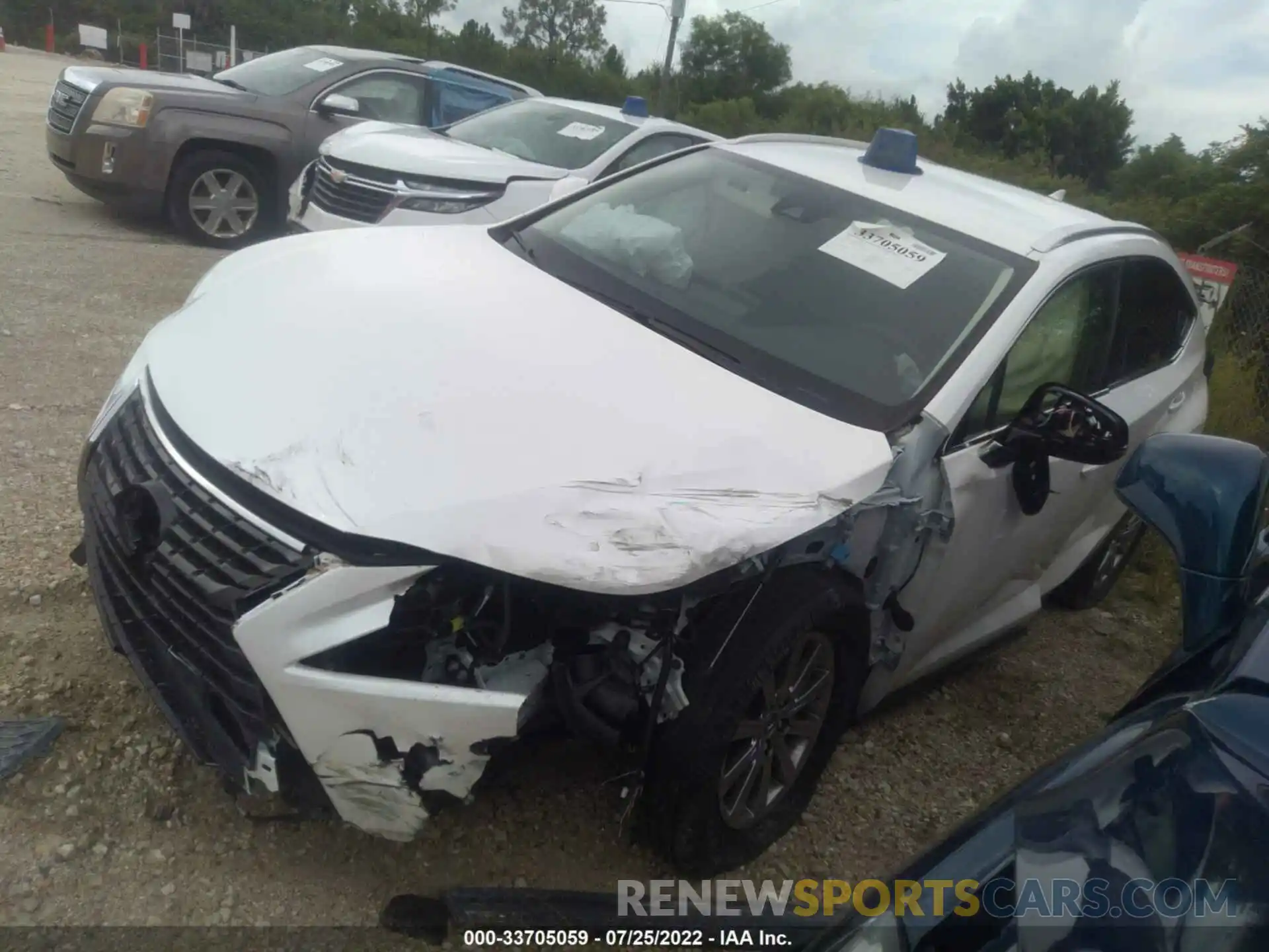 2 Photograph of a damaged car JTJAARBZ8L2176012 LEXUS NX 2020