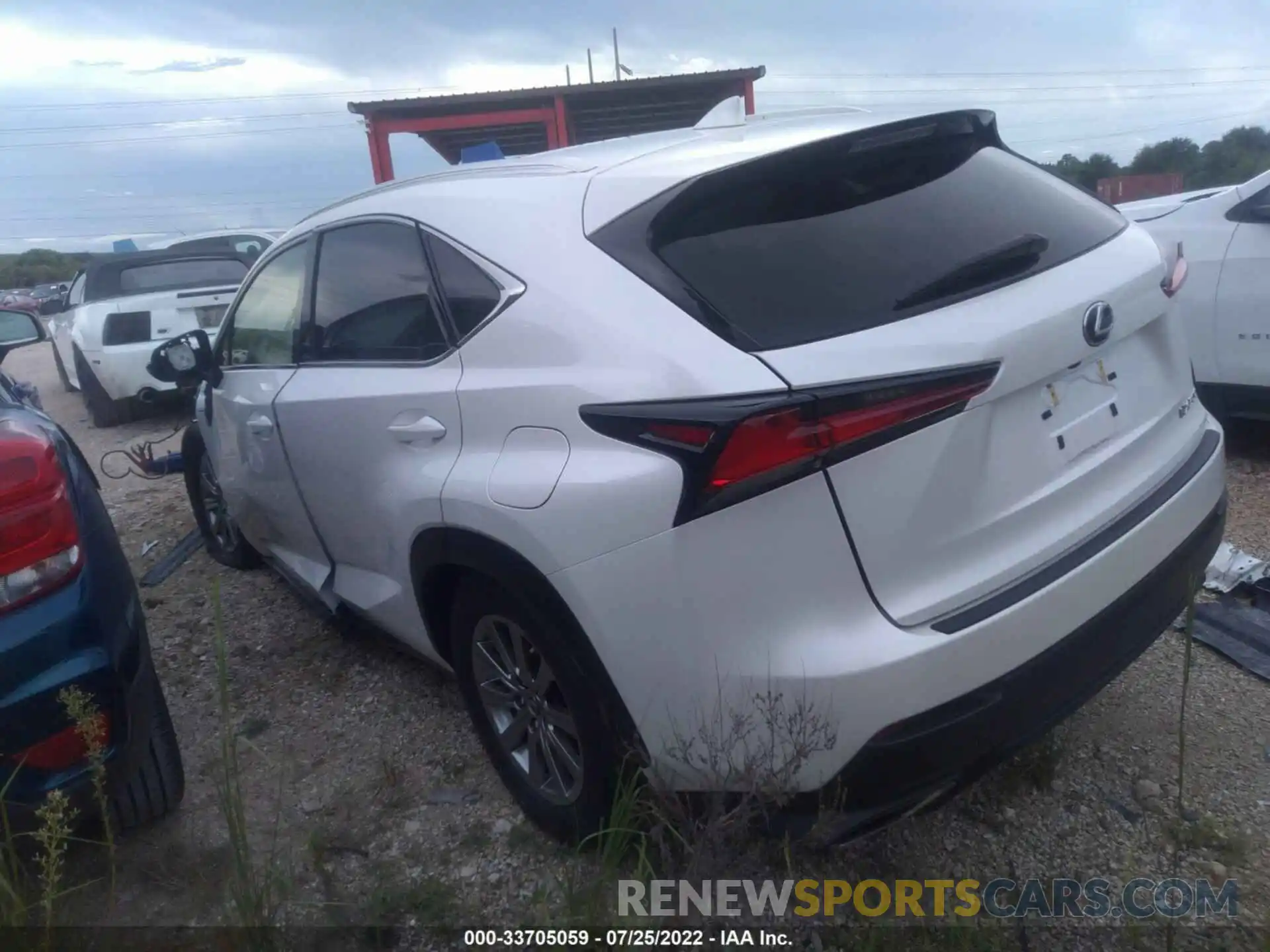 3 Photograph of a damaged car JTJAARBZ8L2176012 LEXUS NX 2020