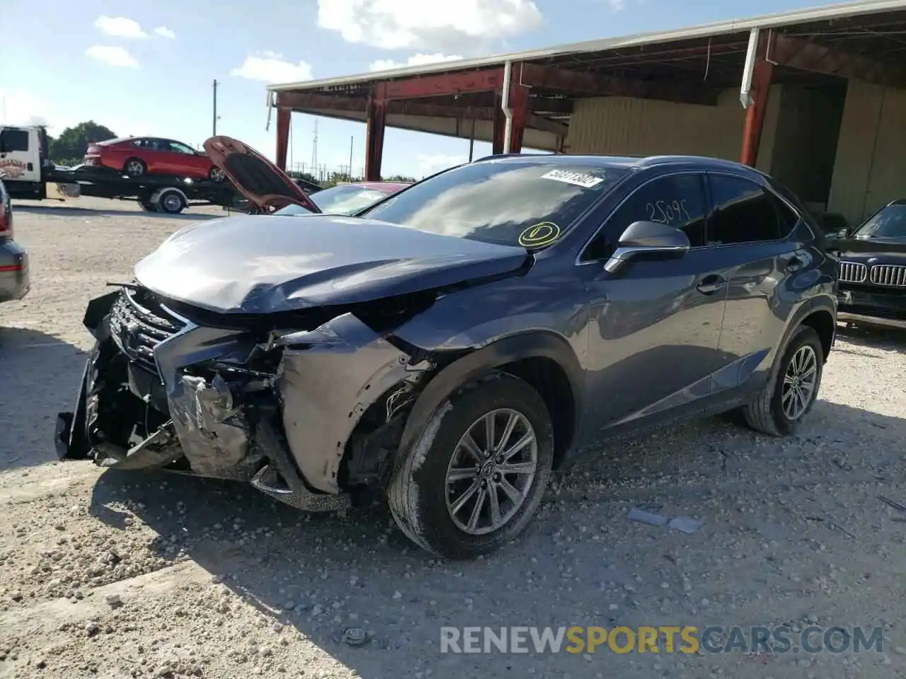 2 Photograph of a damaged car JTJAARBZ8L5005792 LEXUS NX 2020