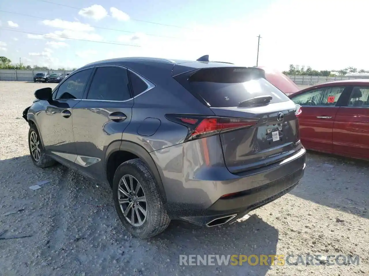 3 Photograph of a damaged car JTJAARBZ8L5005792 LEXUS NX 2020