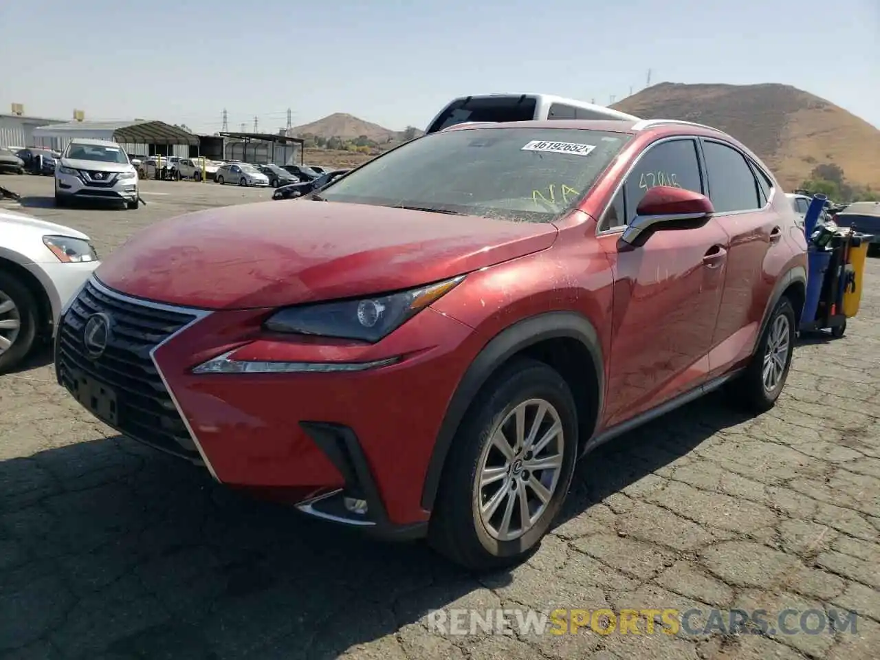 2 Фотография поврежденного автомобиля JTJAARBZ8L5016355 LEXUS NX 2020