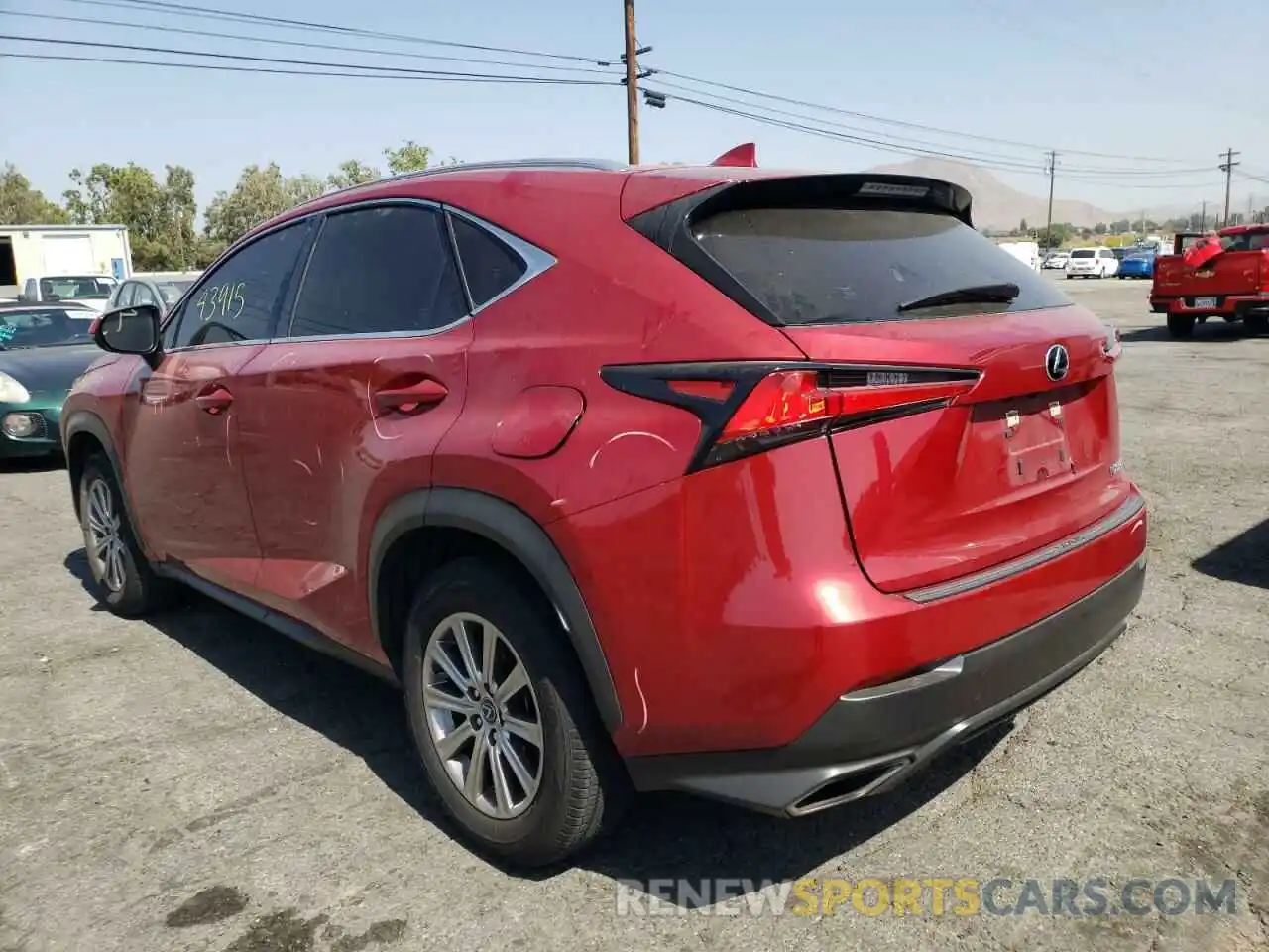 3 Photograph of a damaged car JTJAARBZ8L5016355 LEXUS NX 2020