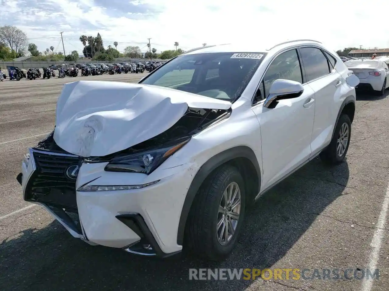 2 Фотография поврежденного автомобиля JTJAARBZ8L5018154 LEXUS NX 2020