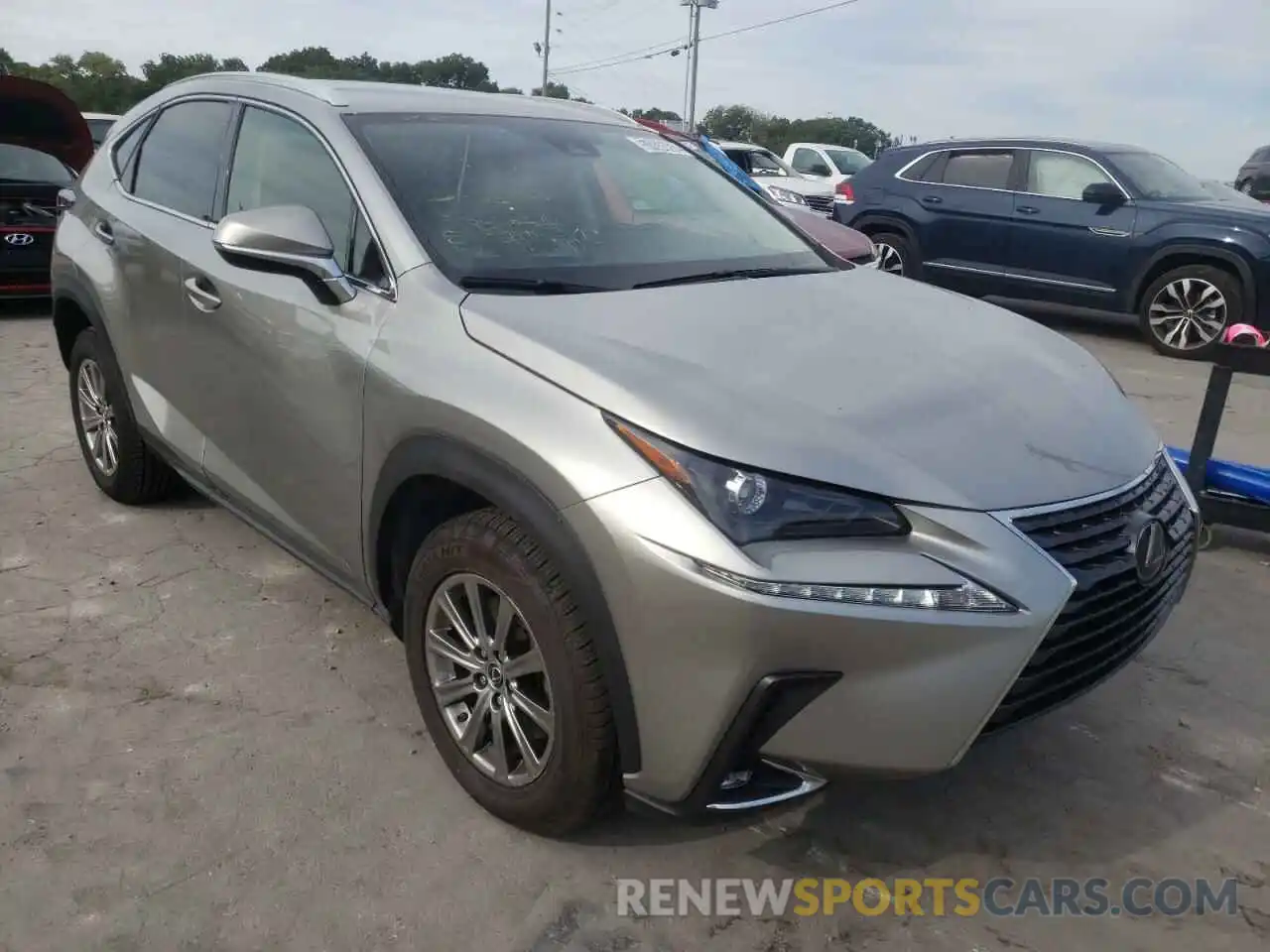 1 Photograph of a damaged car JTJAARBZ9L2163043 LEXUS NX 2020