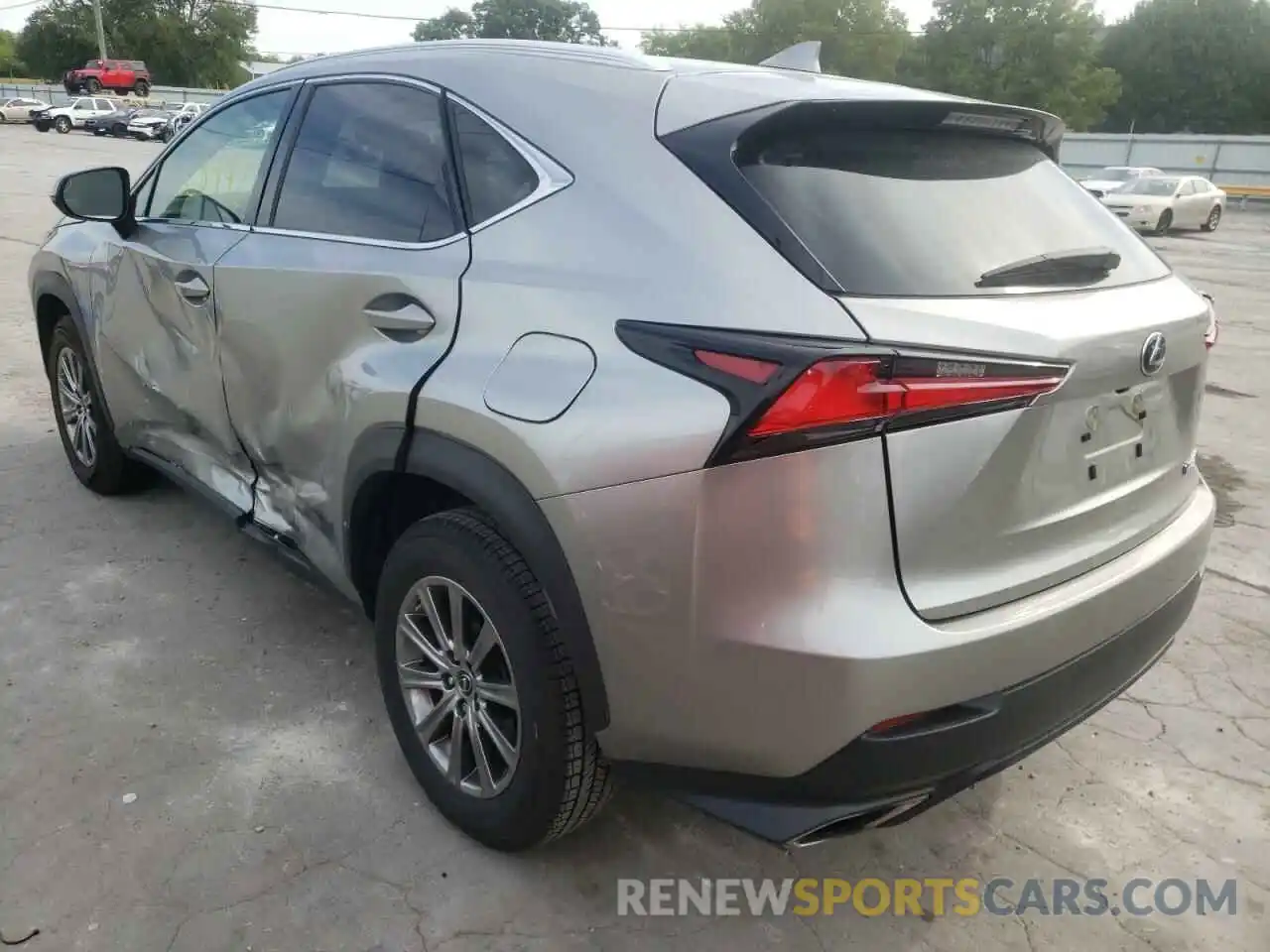 3 Photograph of a damaged car JTJAARBZ9L2163043 LEXUS NX 2020