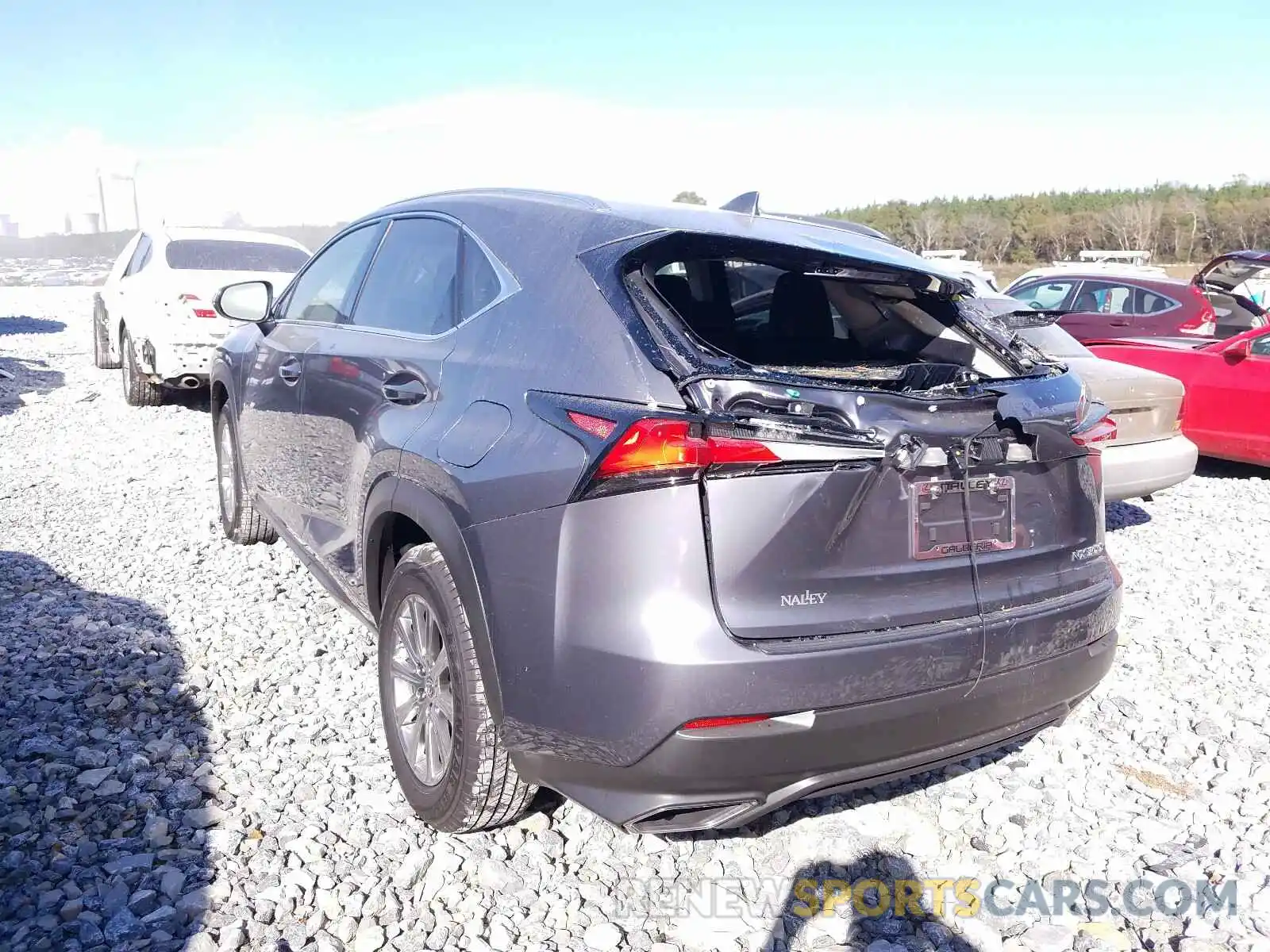 3 Photograph of a damaged car JTJAARBZ9L2175435 LEXUS NX 2020