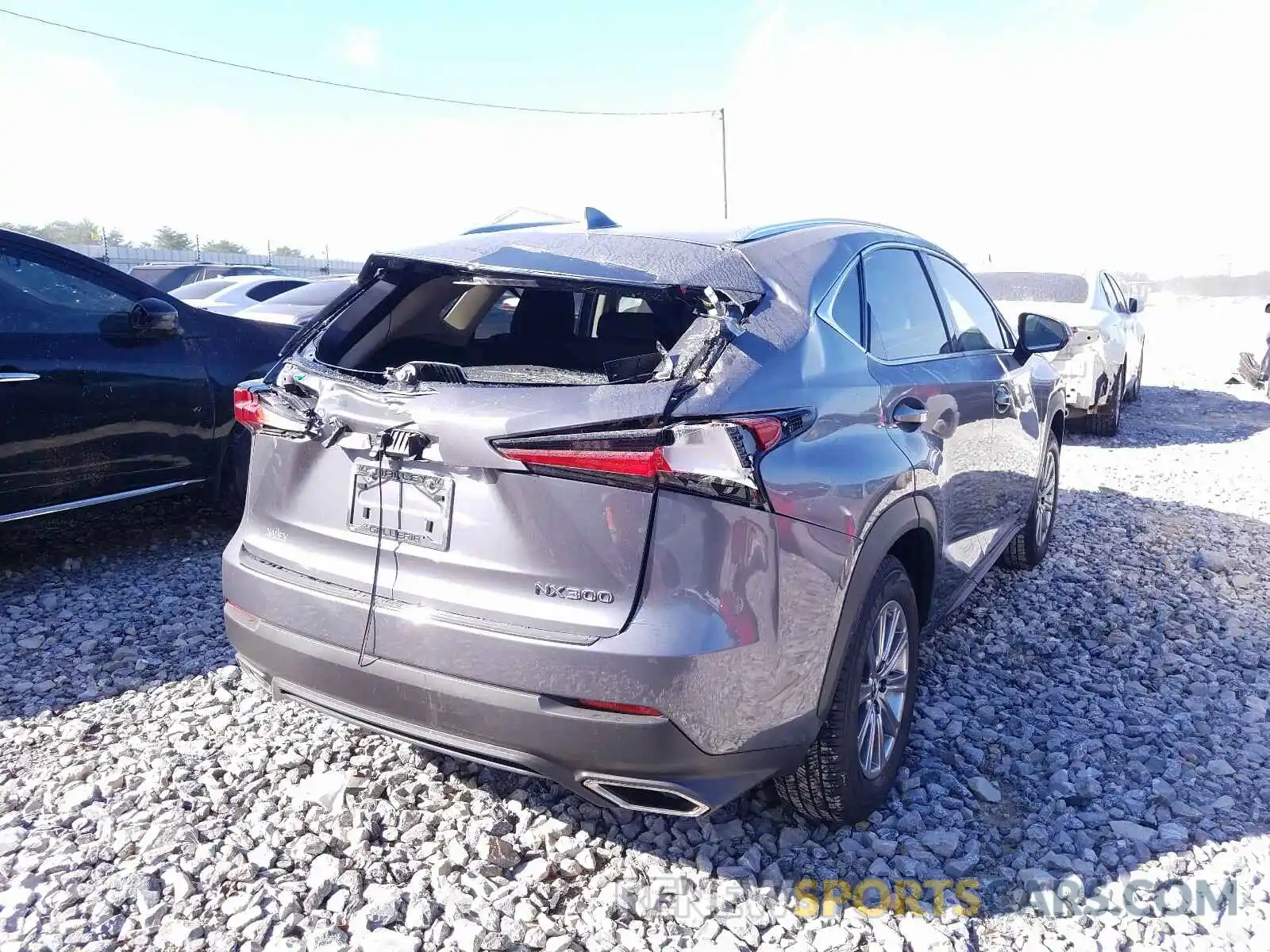 4 Фотография поврежденного автомобиля JTJAARBZ9L2175435 LEXUS NX 2020