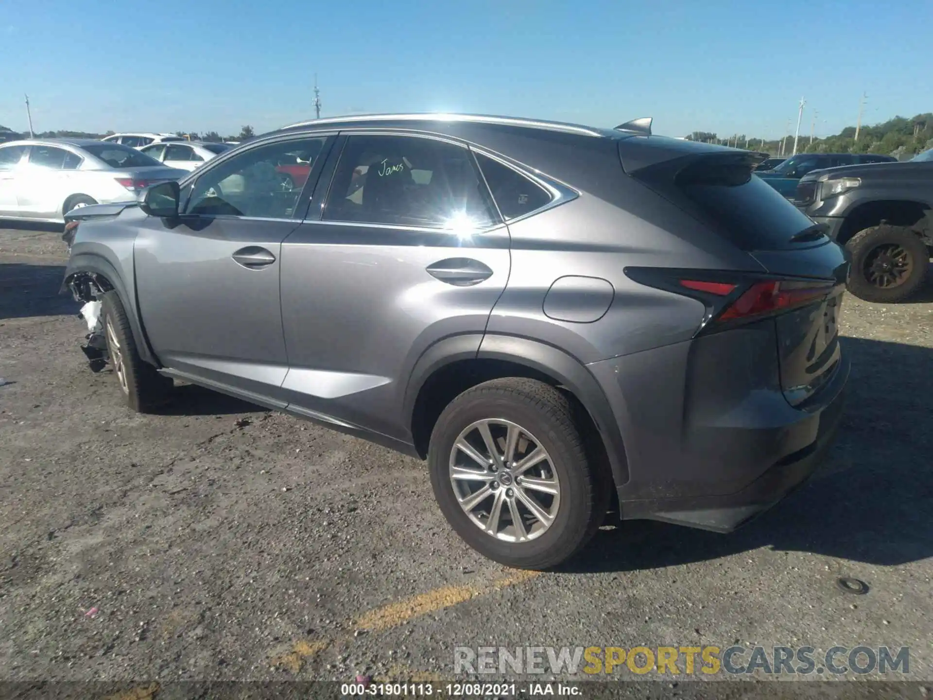 3 Photograph of a damaged car JTJAARBZ9L2177119 LEXUS NX 2020