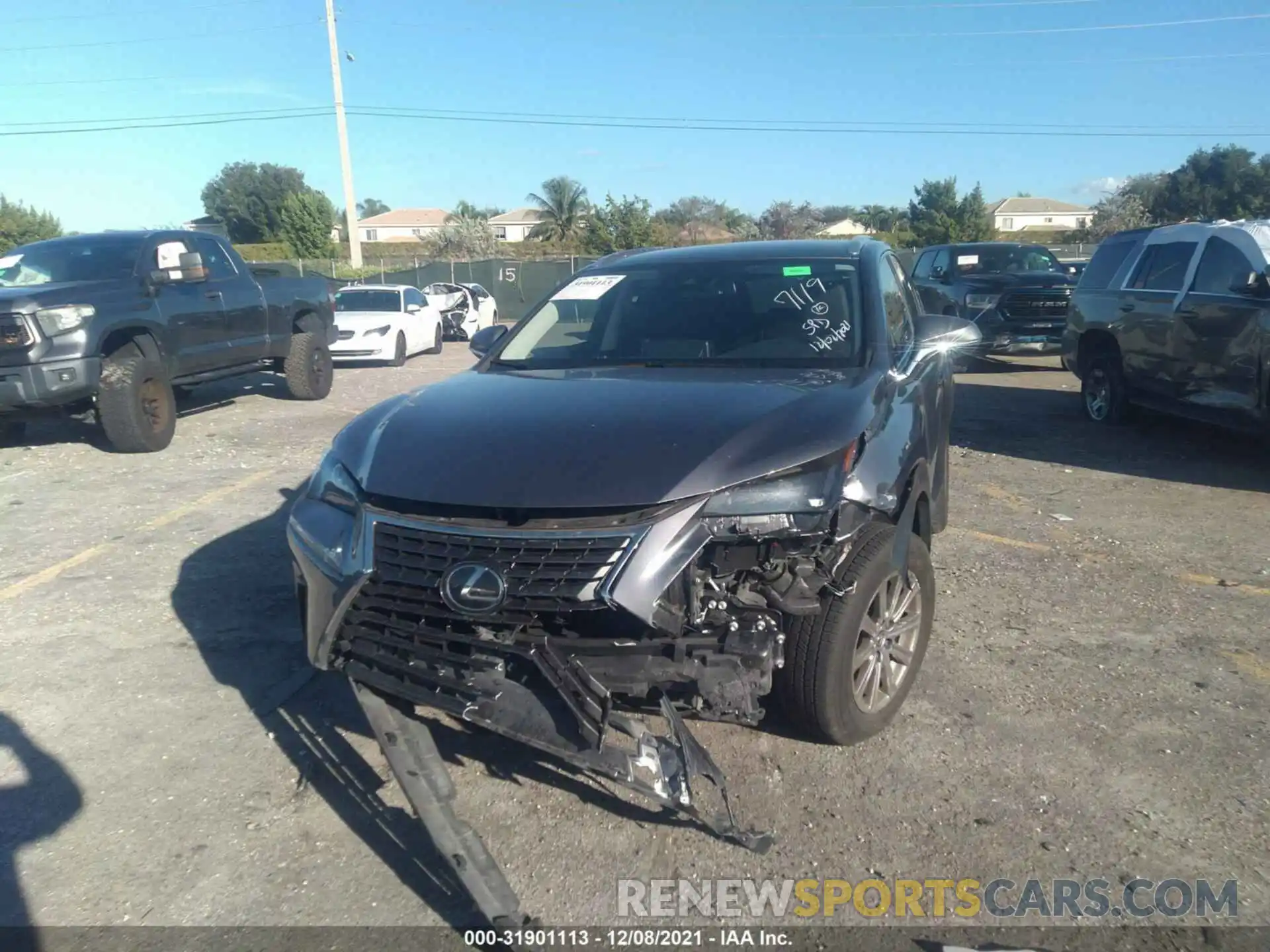 6 Photograph of a damaged car JTJAARBZ9L2177119 LEXUS NX 2020