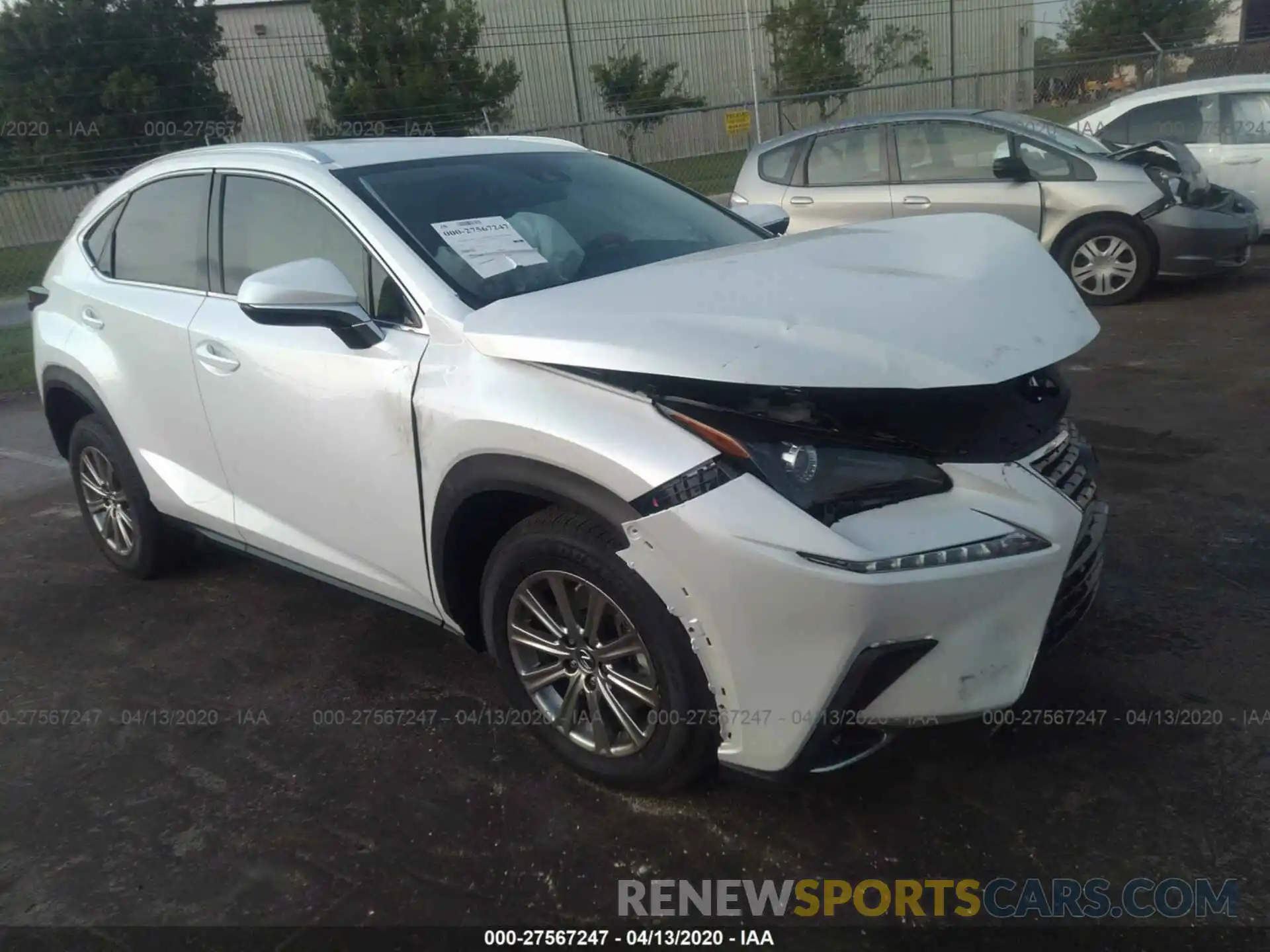 1 Фотография поврежденного автомобиля JTJAARBZ9L5006613 LEXUS NX 2020