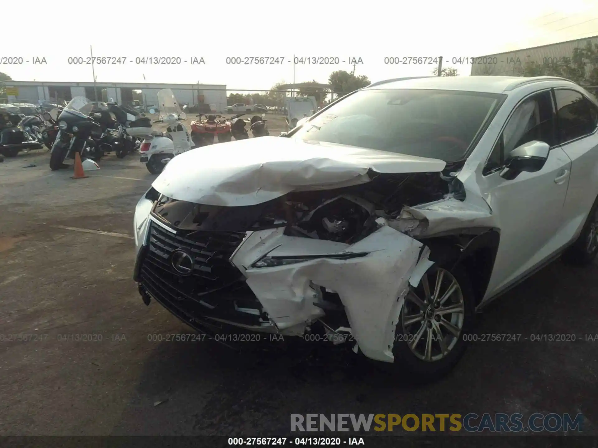 6 Photograph of a damaged car JTJAARBZ9L5006613 LEXUS NX 2020