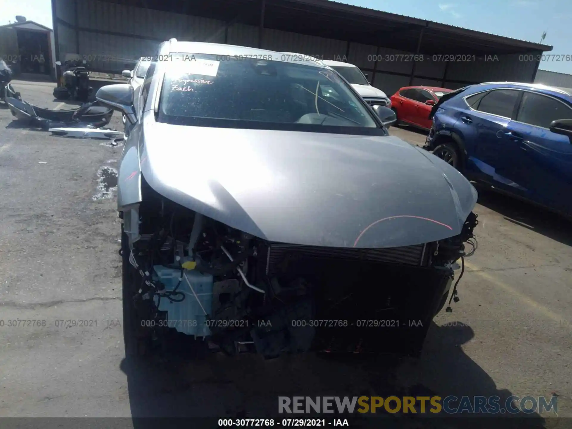 6 Photograph of a damaged car JTJAARBZ9L5006675 LEXUS NX 2020