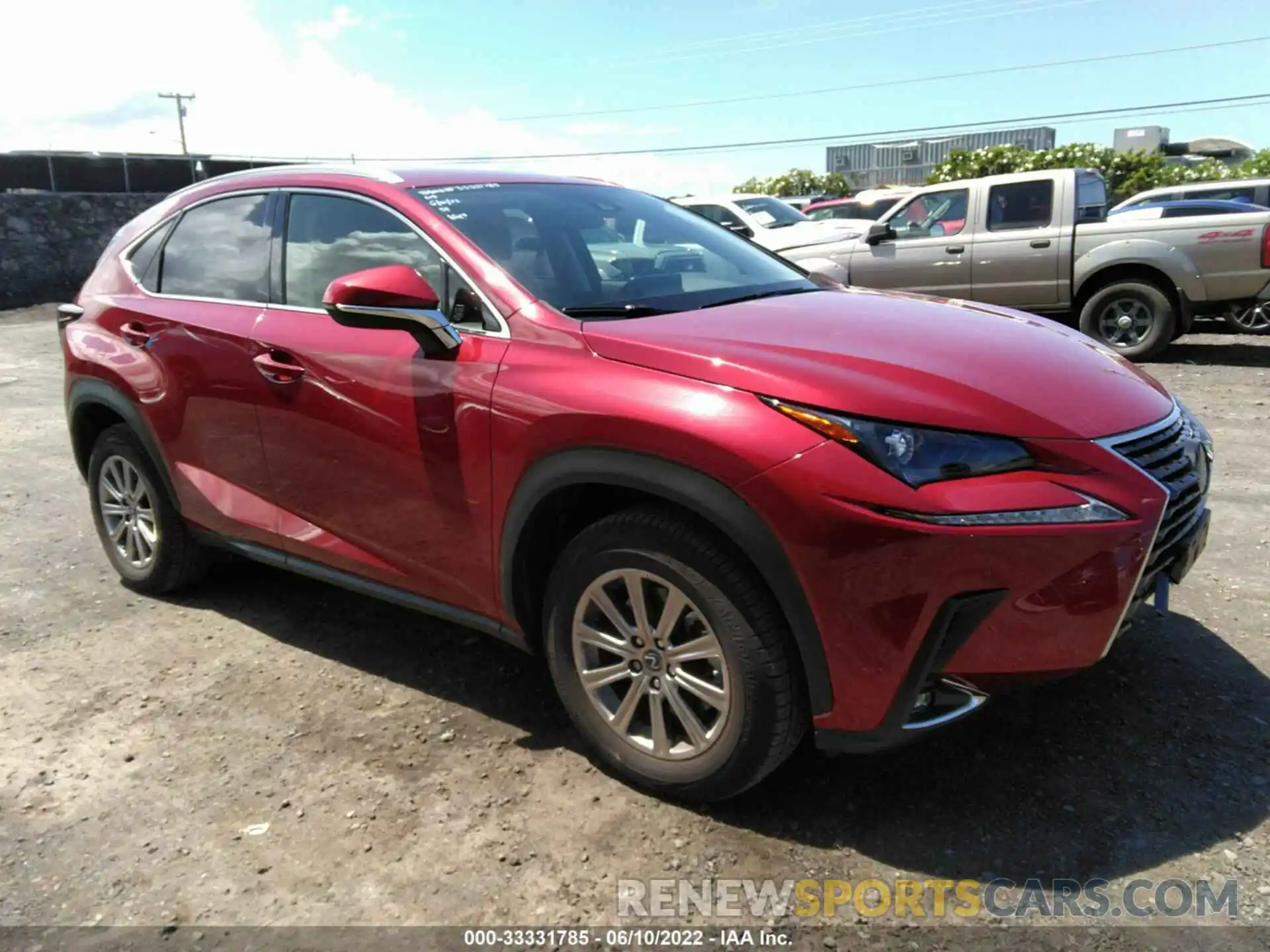 1 Photograph of a damaged car JTJAARBZ9L5008751 LEXUS NX 2020