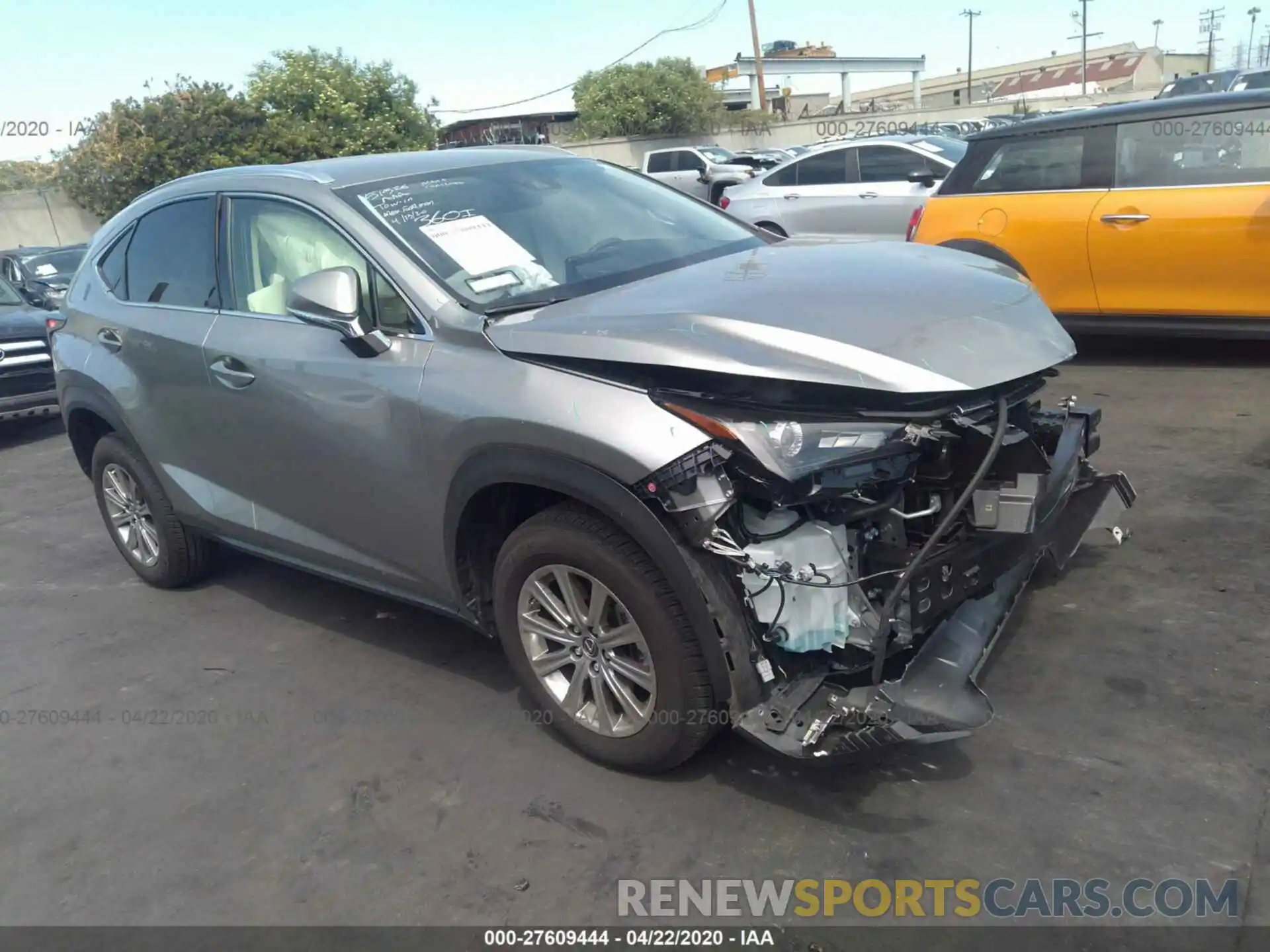 1 Photograph of a damaged car JTJAARBZ9L5010502 LEXUS NX 2020