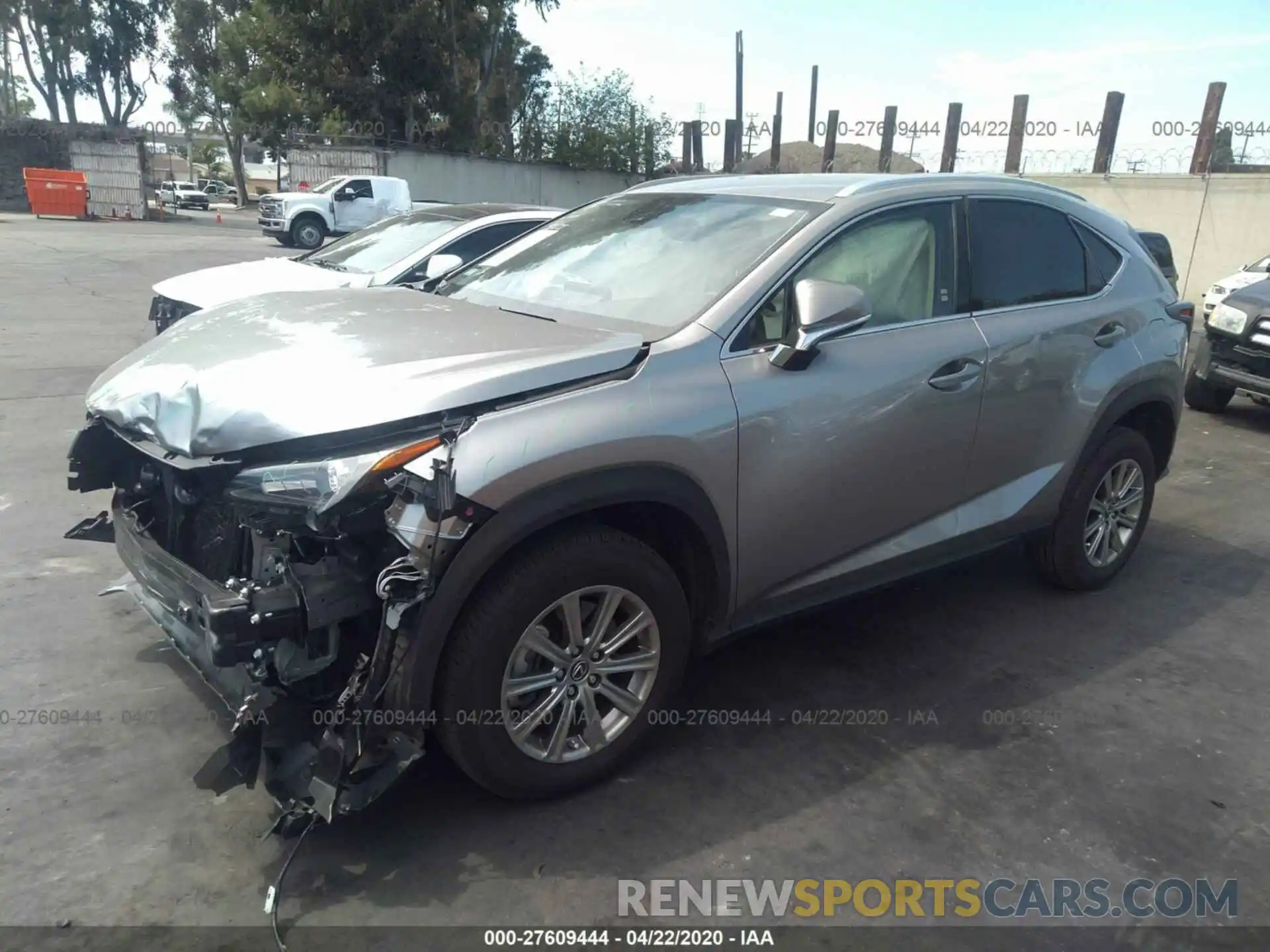 2 Photograph of a damaged car JTJAARBZ9L5010502 LEXUS NX 2020