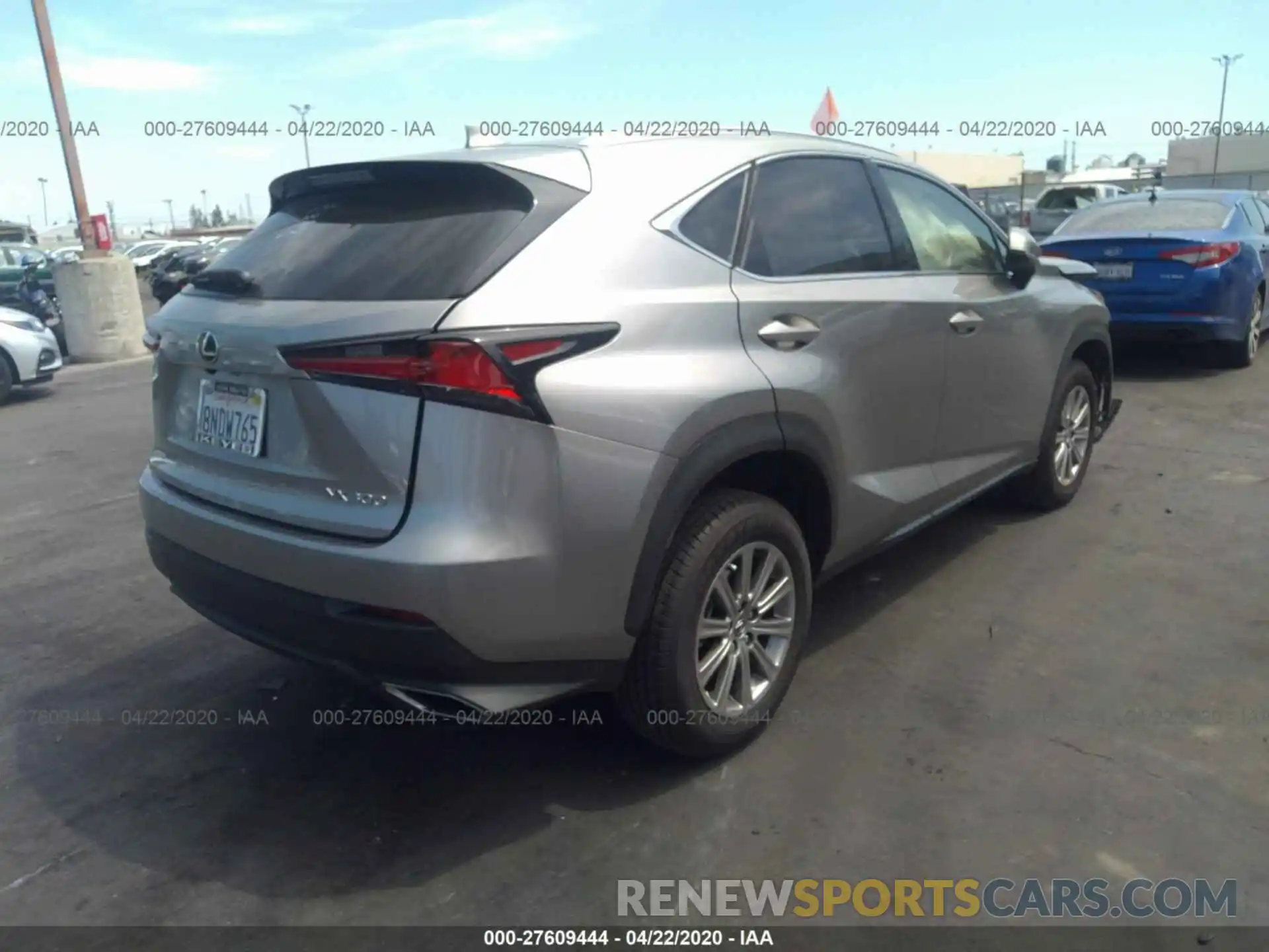 4 Фотография поврежденного автомобиля JTJAARBZ9L5010502 LEXUS NX 2020