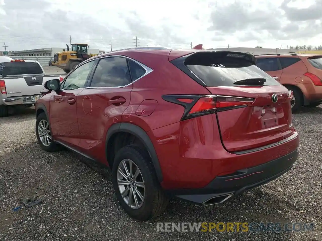 3 Photograph of a damaged car JTJAARBZ9L5013402 LEXUS NX 2020