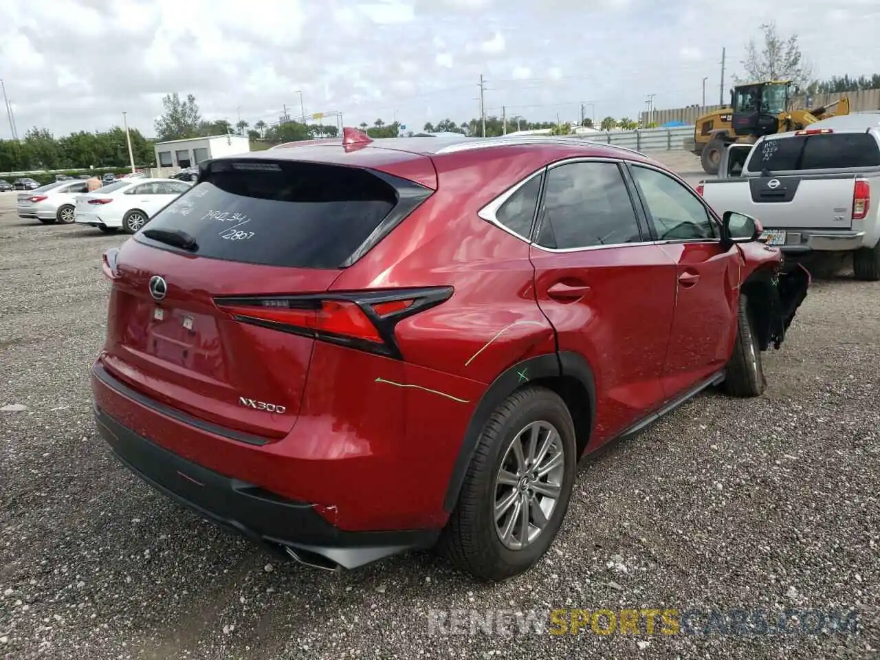 4 Фотография поврежденного автомобиля JTJAARBZ9L5013402 LEXUS NX 2020