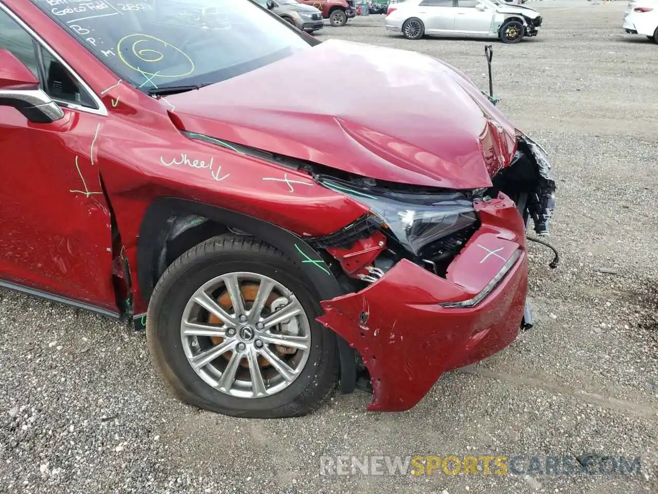 9 Photograph of a damaged car JTJAARBZ9L5013402 LEXUS NX 2020