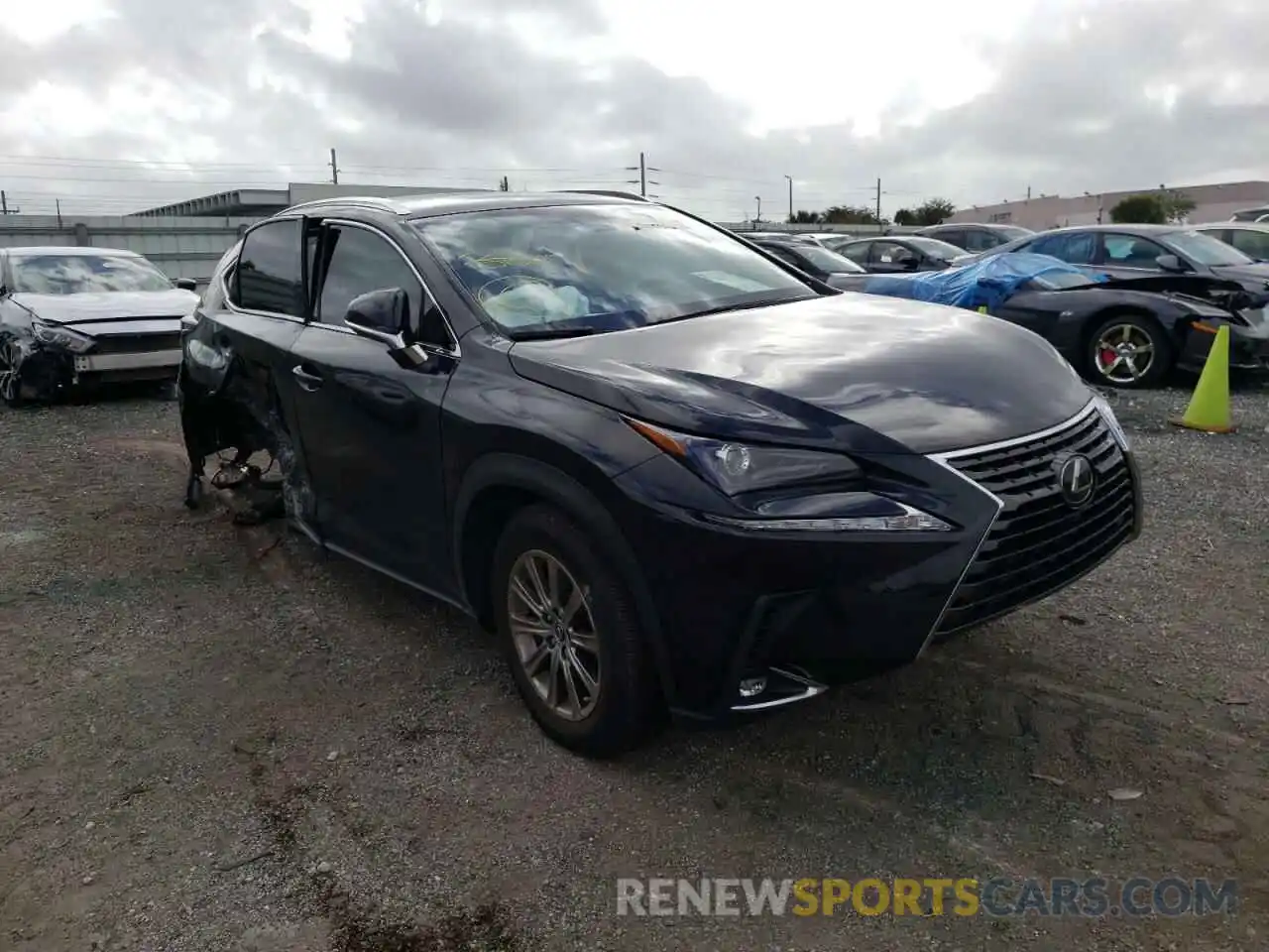 1 Photograph of a damaged car JTJAARBZXL2158658 LEXUS NX 2020