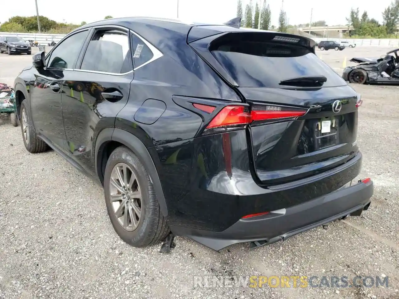 3 Фотография поврежденного автомобиля JTJAARBZXL2158658 LEXUS NX 2020