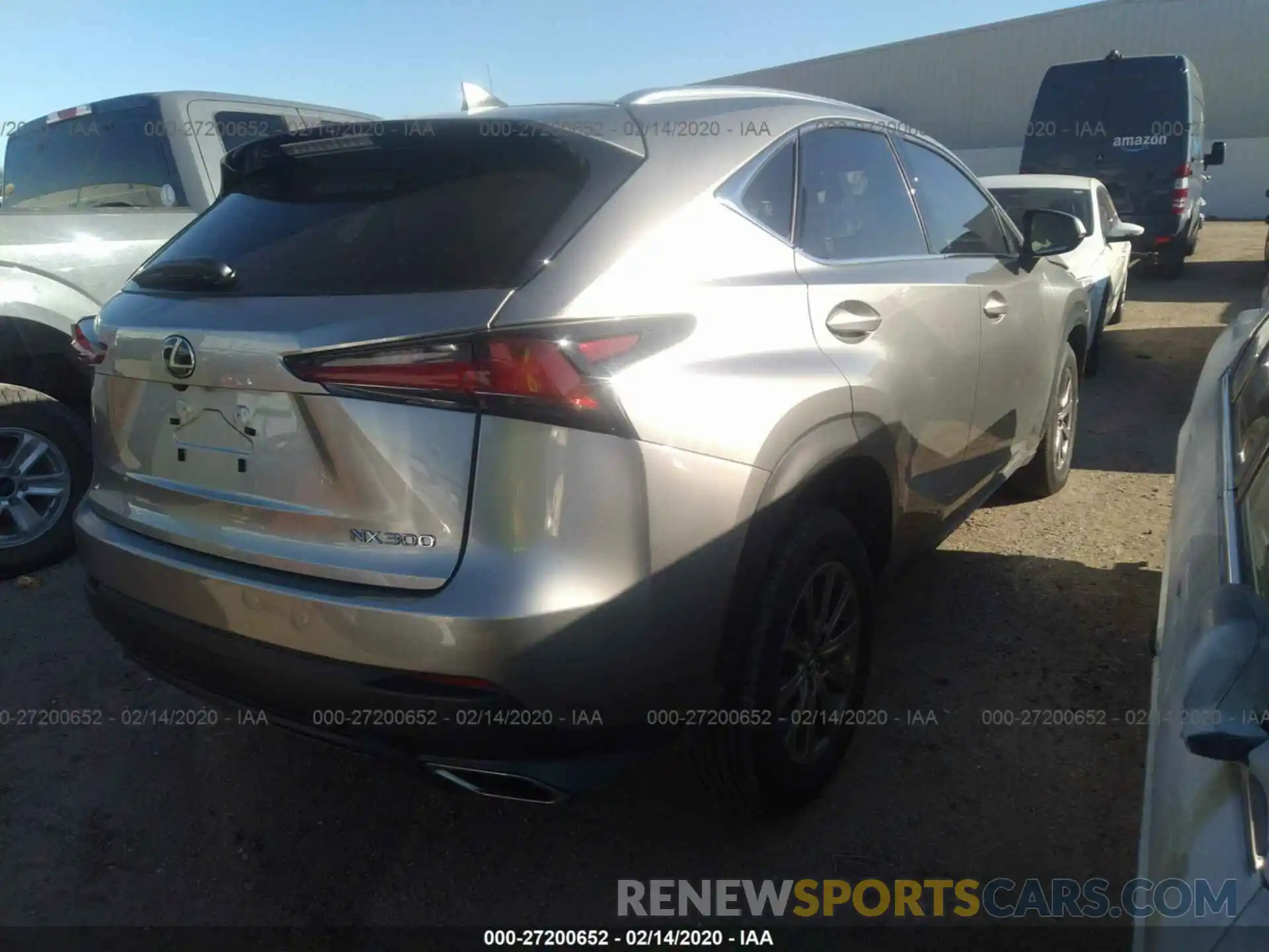 4 Фотография поврежденного автомобиля JTJAARBZXL2161866 LEXUS NX 2020