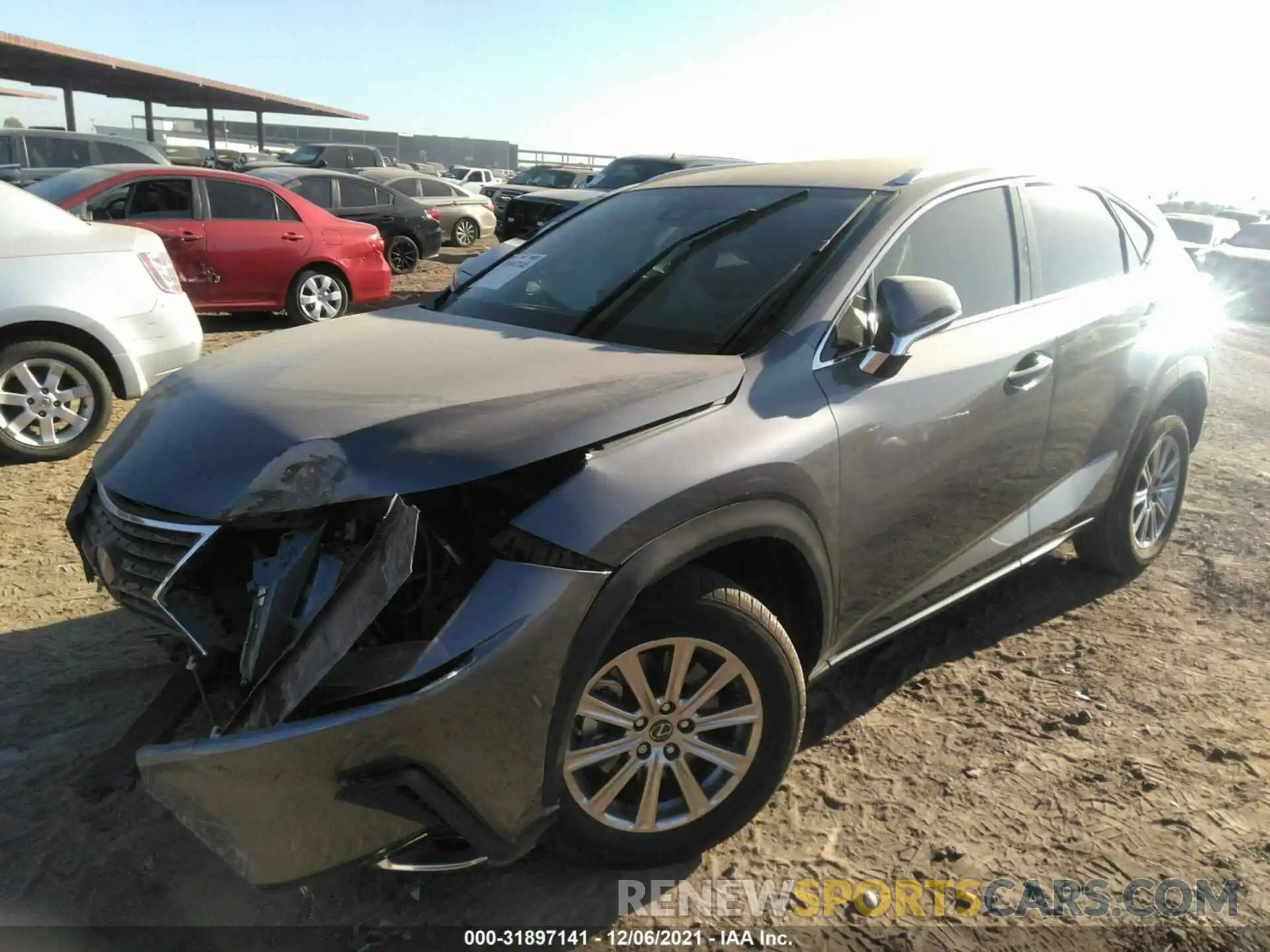 2 Фотография поврежденного автомобиля JTJAARBZXL2173970 LEXUS NX 2020