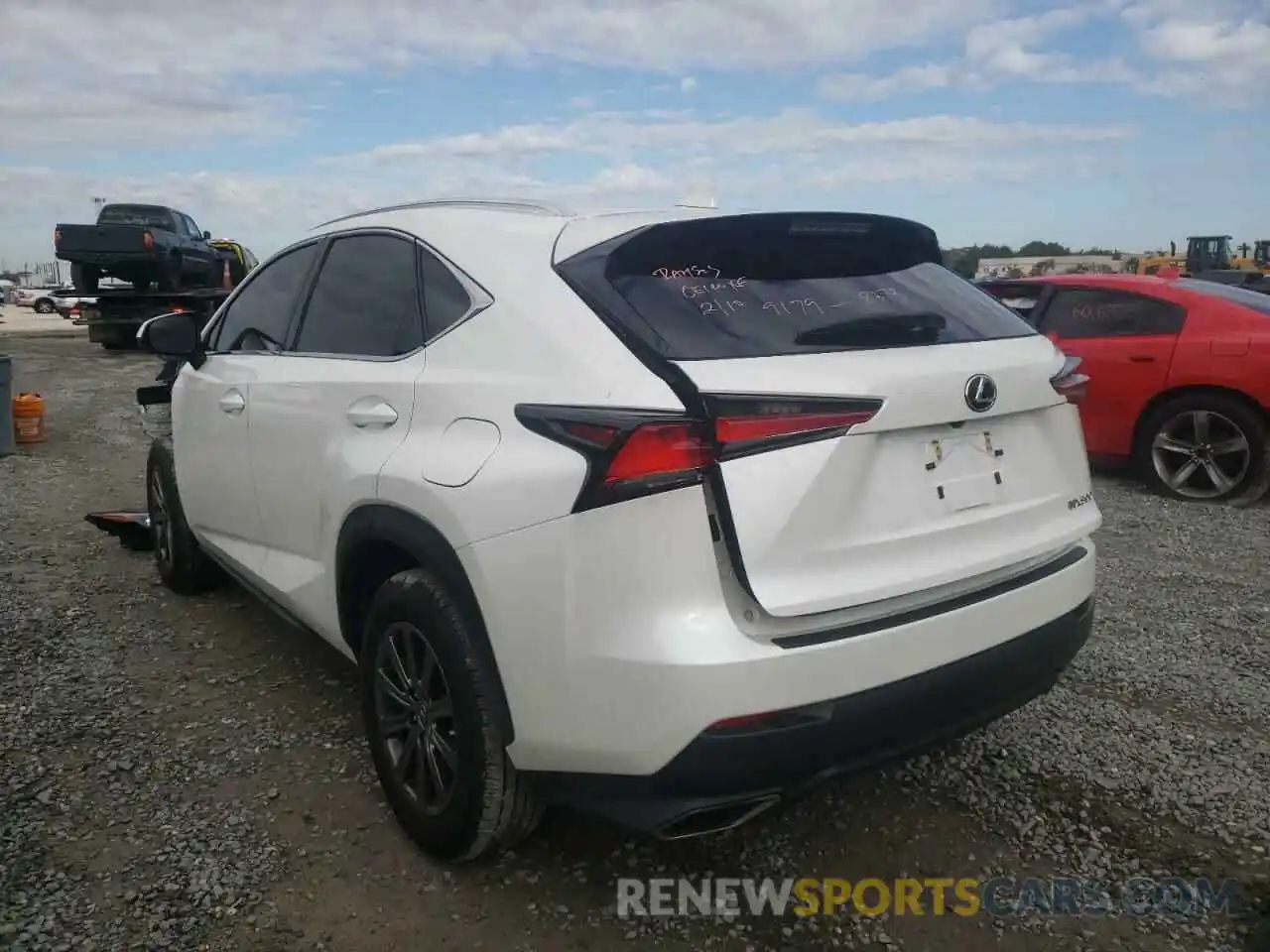 3 Фотография поврежденного автомобиля JTJAARBZXL2177467 LEXUS NX 2020