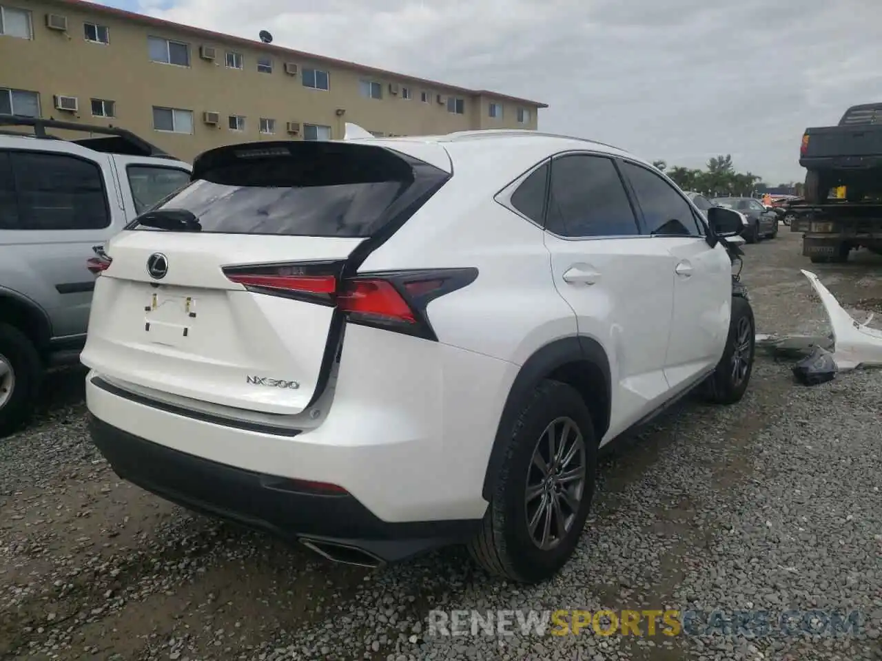 4 Photograph of a damaged car JTJAARBZXL2177467 LEXUS NX 2020