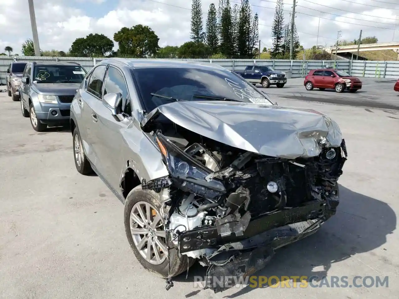 1 Photograph of a damaged car JTJAARBZXL2178277 LEXUS NX 2020