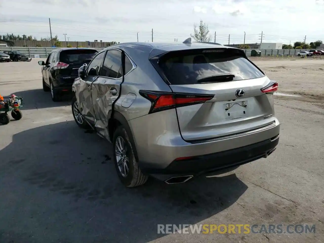 3 Photograph of a damaged car JTJAARBZXL2178277 LEXUS NX 2020