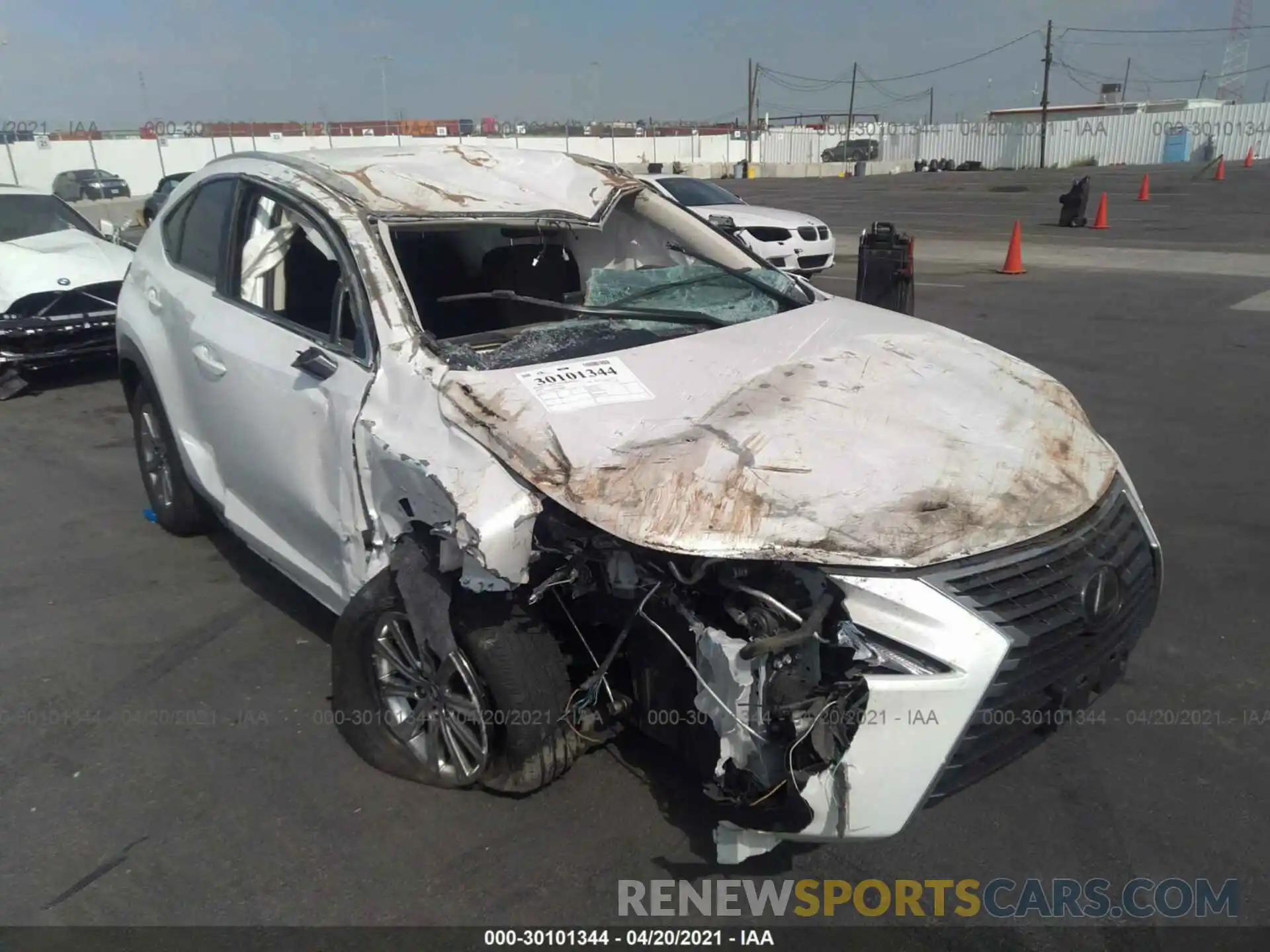 6 Photograph of a damaged car JTJAARBZXL5000951 LEXUS NX 2020