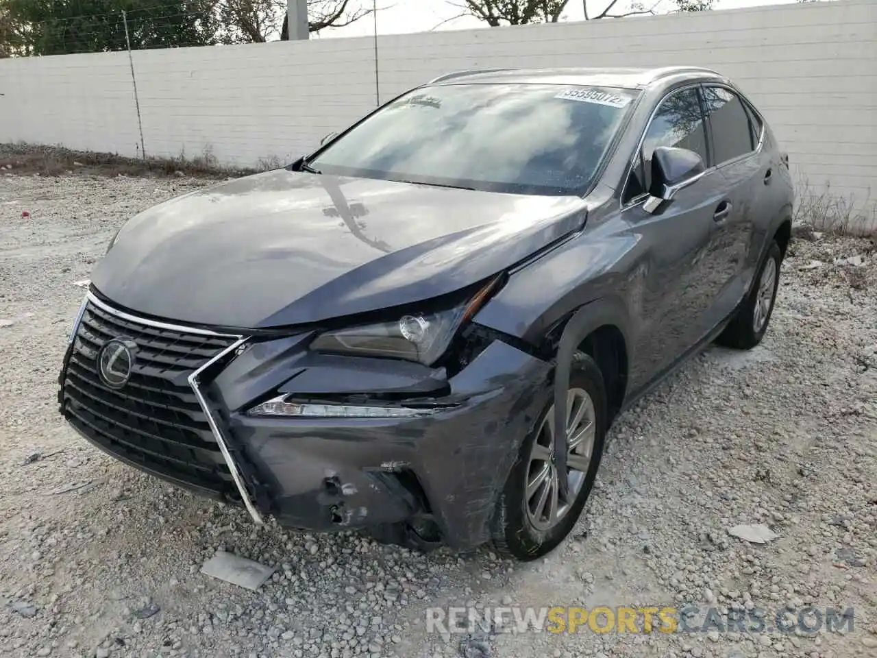 2 Фотография поврежденного автомобиля JTJAARBZXL5003171 LEXUS NX 2020