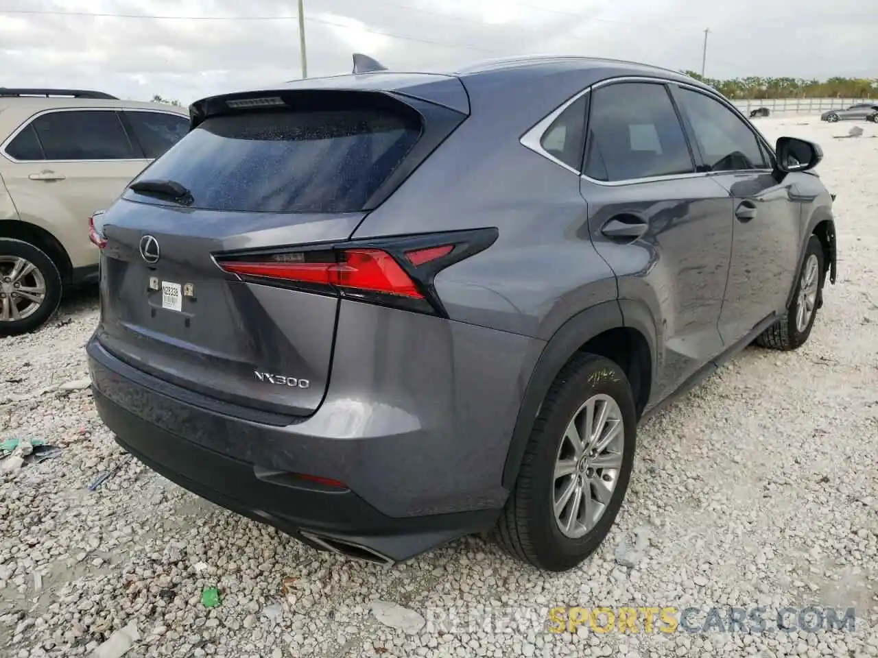 4 Фотография поврежденного автомобиля JTJAARBZXL5003171 LEXUS NX 2020