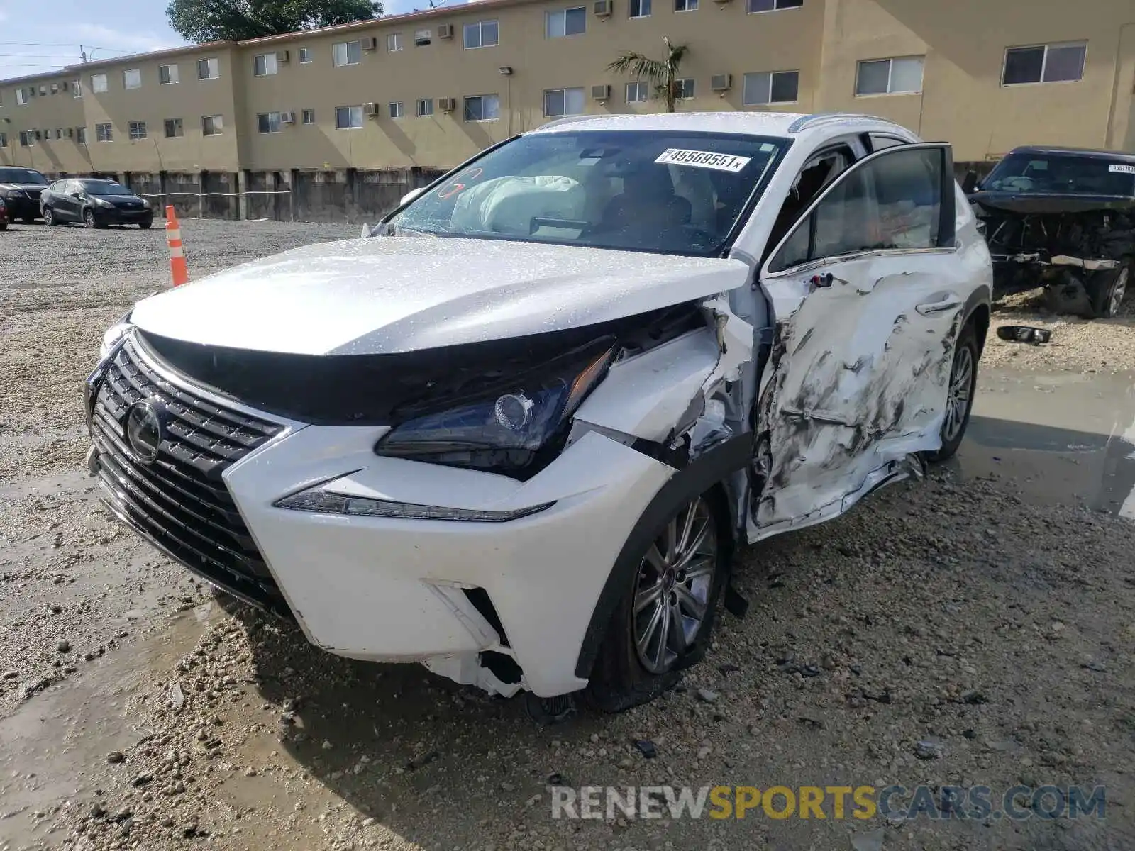 2 Photograph of a damaged car JTJAARBZXL5006443 LEXUS NX 2020