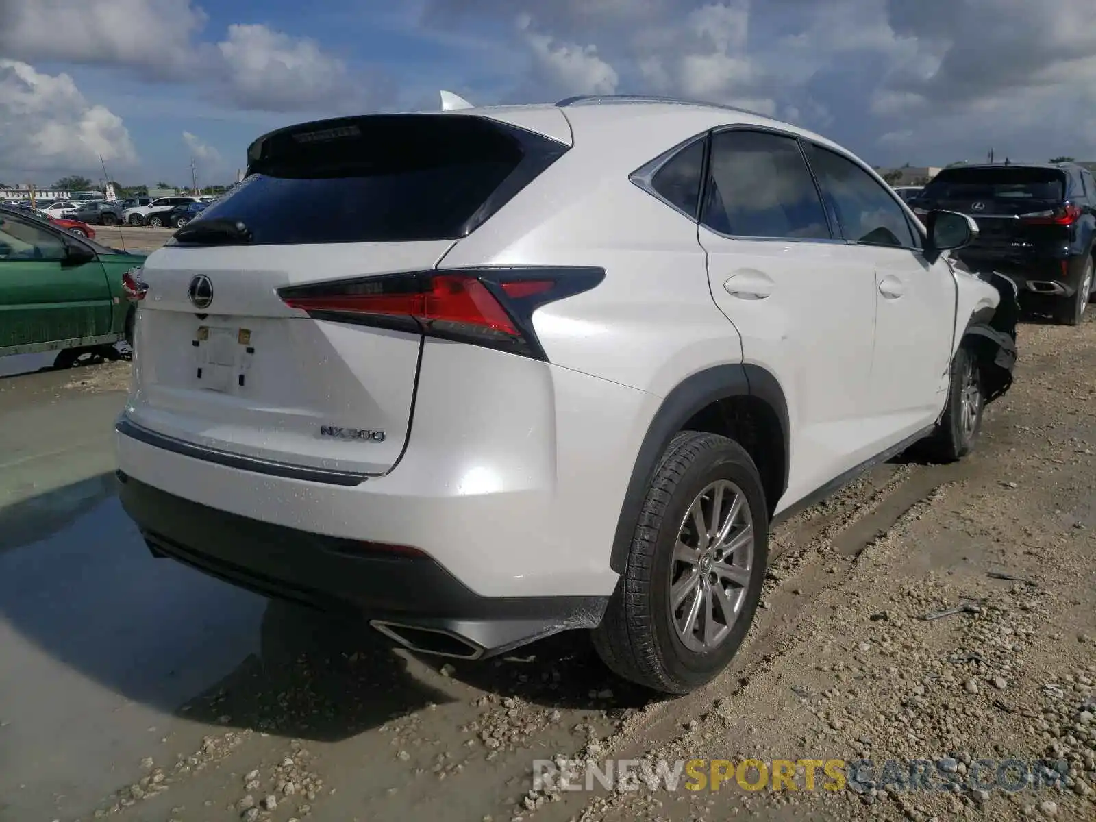 4 Фотография поврежденного автомобиля JTJAARBZXL5006443 LEXUS NX 2020