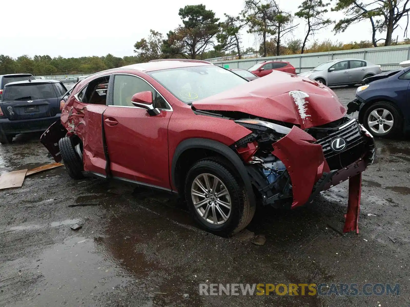 1 Photograph of a damaged car JTJAARDZ0L2222154 LEXUS NX 2020