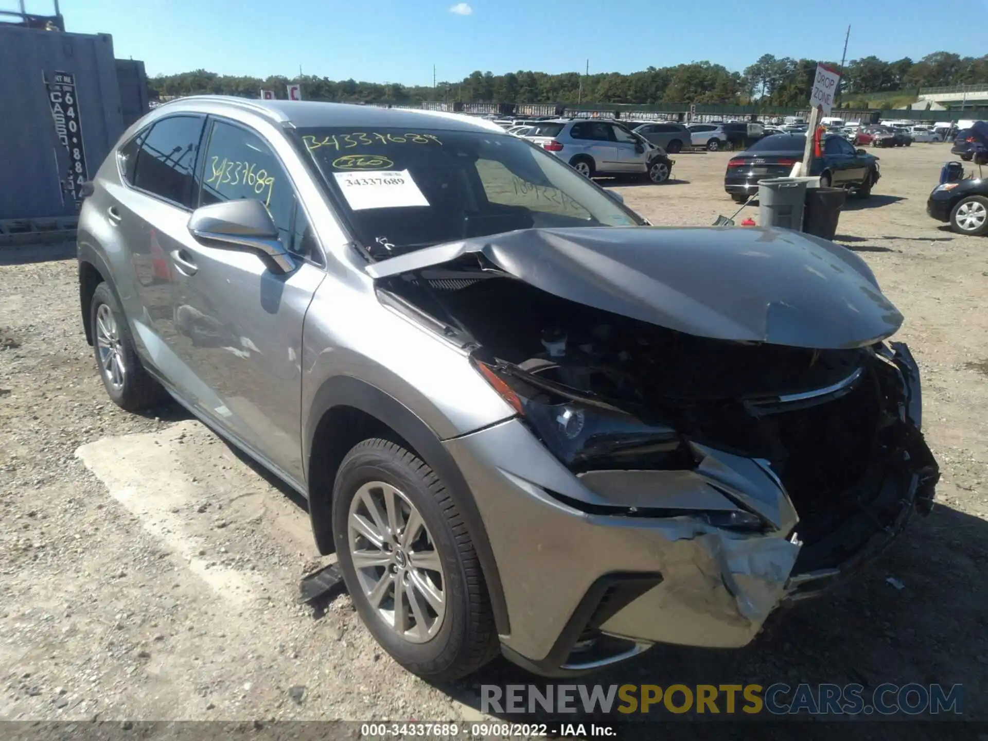 1 Photograph of a damaged car JTJAARDZ1L2233826 LEXUS NX 2020